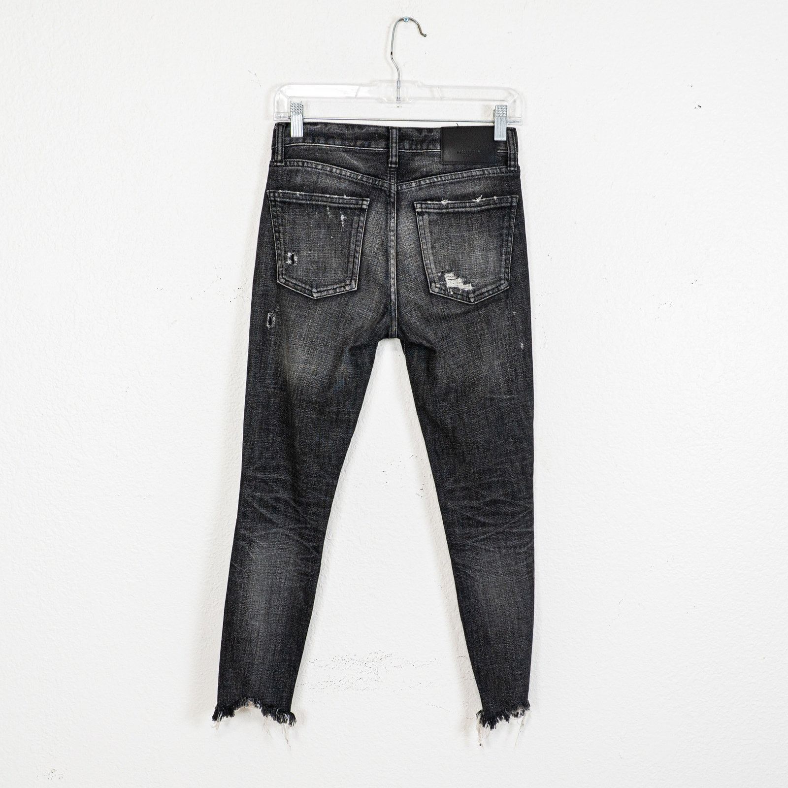 MOUSSY Moussy Vintage Glendele Distressed Cropped Skinny Jeans Size 24" / US 00 / IT 34 - 4 Thumbnail