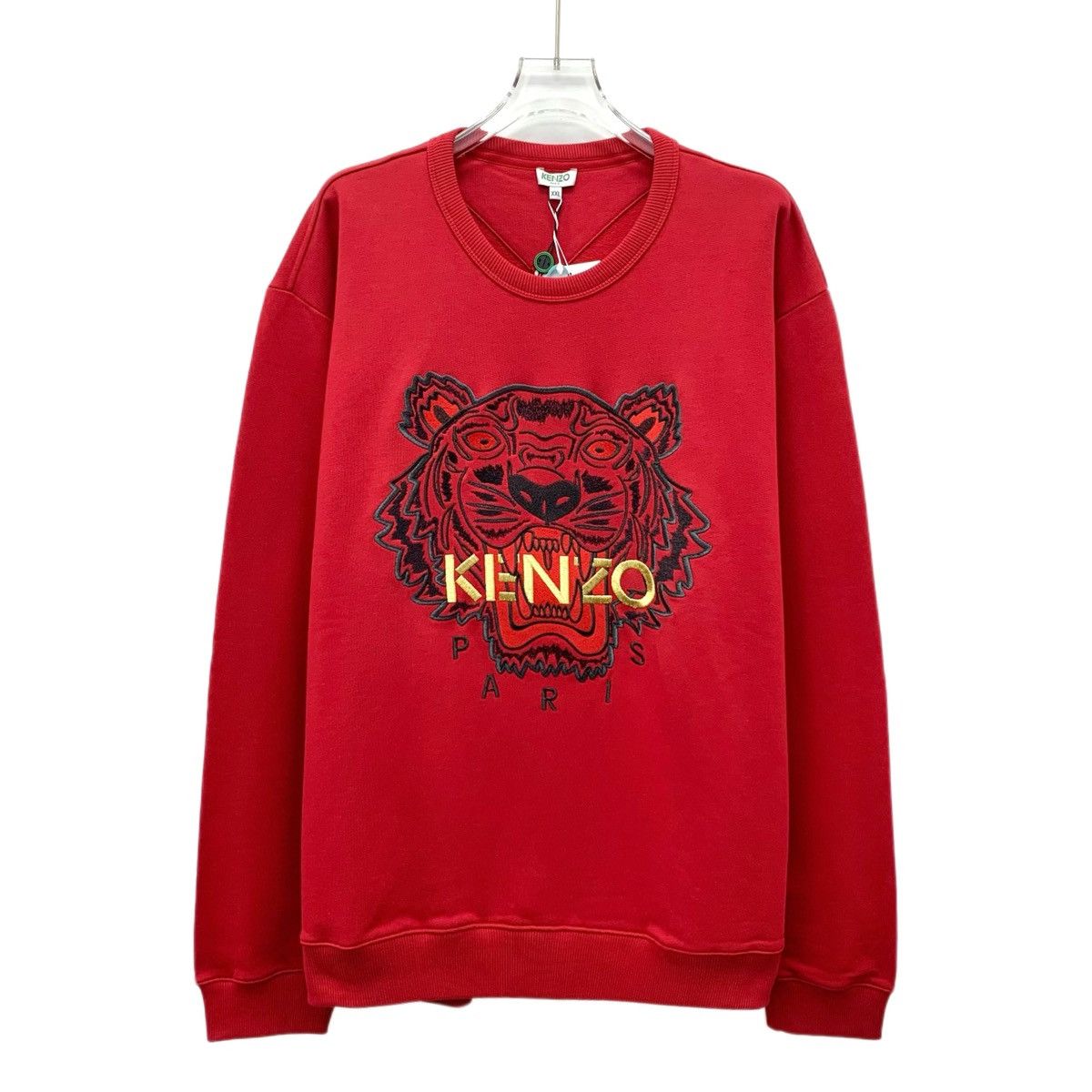 Kenzo Kenzo Tiger Head Logo Letter Long Sleeve Sweatshirt K26WX Size US XXL / EU 58 / 5 - 1 Thumbnail