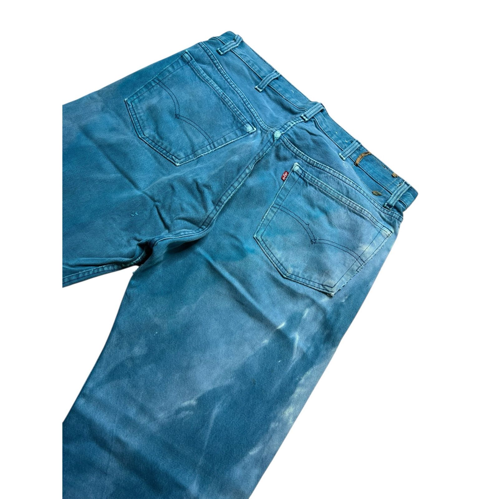 Levi's Vintage Levi’s 501 Jeans Turquoise Blue Distressed W38 L30 Size US 38 / EU 54 - 14 Thumbnail