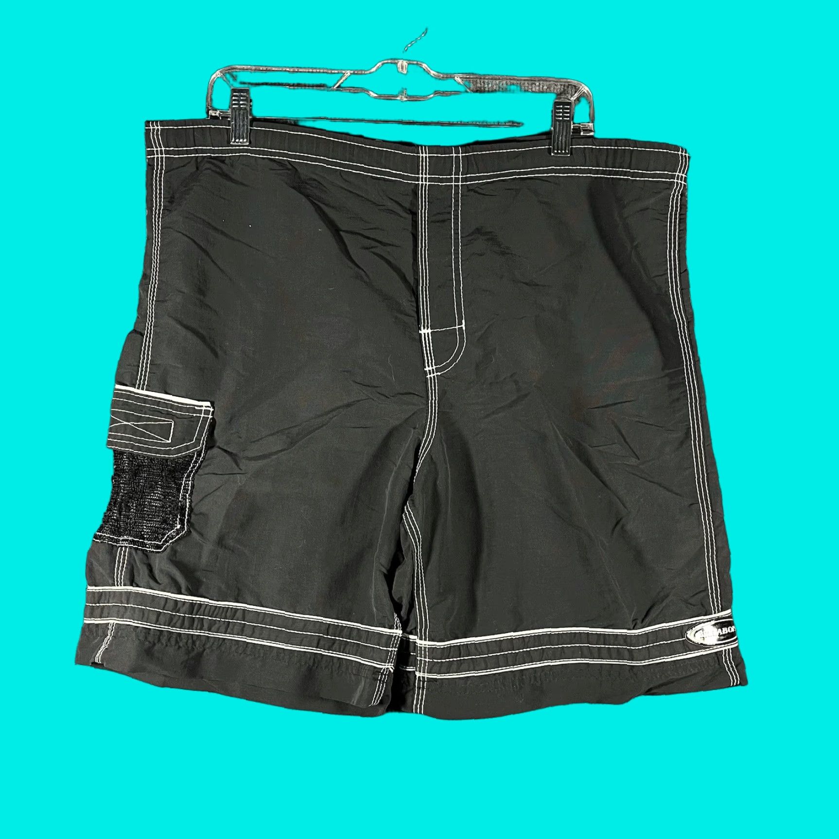 Billabong Vintage Billabong Board Shorts Mens 38 Black Nylon Surf Surfing 90s USA Irons Size US 38 / EU 54 - 1 Thumbnail