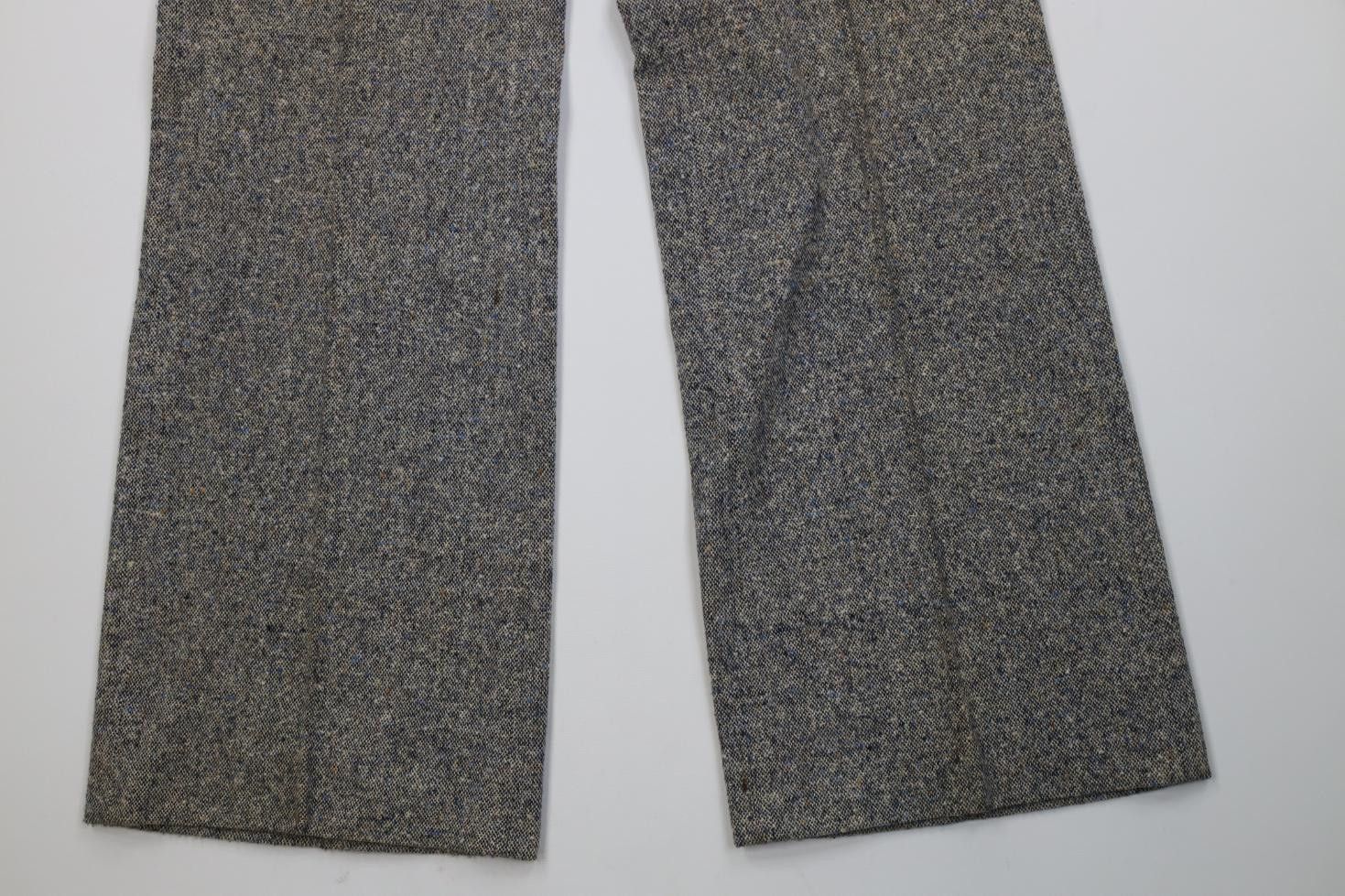 Vintage Vintage 70s Streetwear Wool Tweed Bell Bottoms Pants USA Size US 29 - 4 Thumbnail