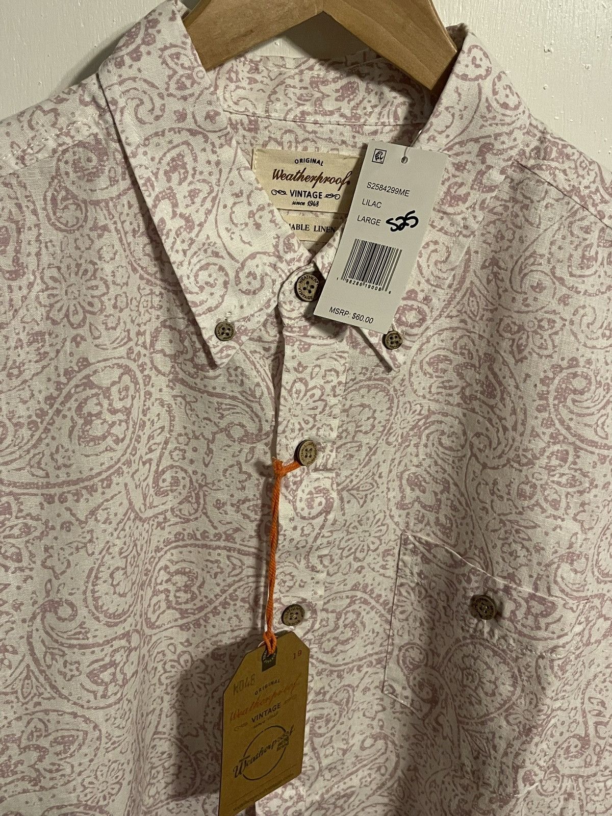Weatherproof NWT Weatherproof Paisley Shirt Size US L / EU 52-54 / 3 - 3 Thumbnail