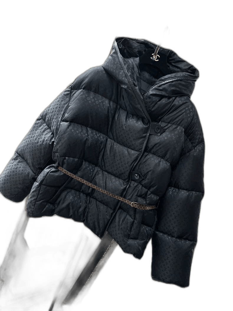Louis Vuitton Louis Vuitton Black Monogram Hooded Down Jacket Size M / US 6-8 / IT 42-44 - 1 Thumbnail