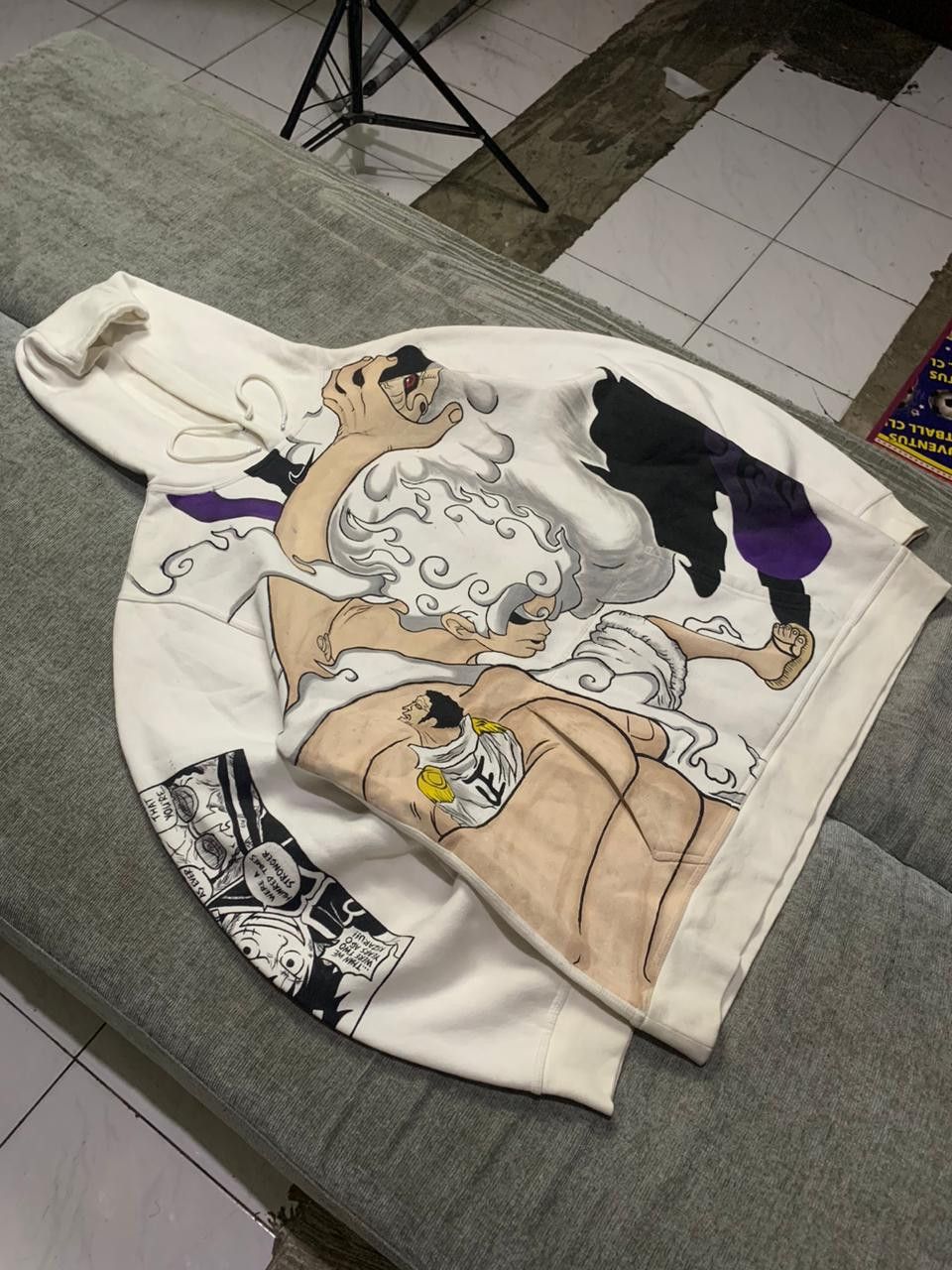 Nike nike rework custom manga one piece hand made 1 of 1 in world Size US M / EU 48-50 / 2 - 2 Thumbnail