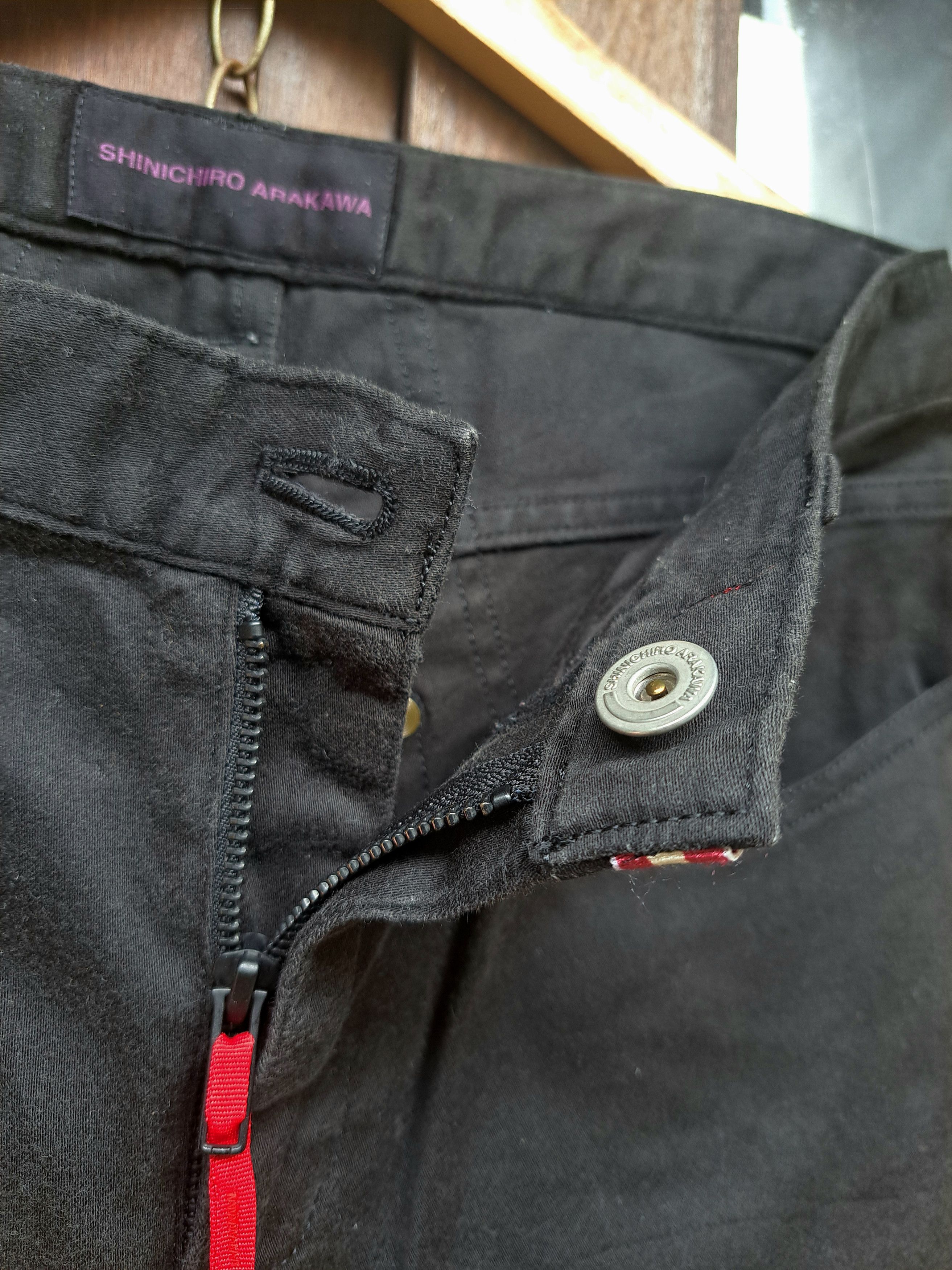 SHINICHIRO ARAKAWA Shinichiro Arakawa Panelled Motorcycle Pants Mens Small Size US 30 / EU 46 - 7 Thumbnail