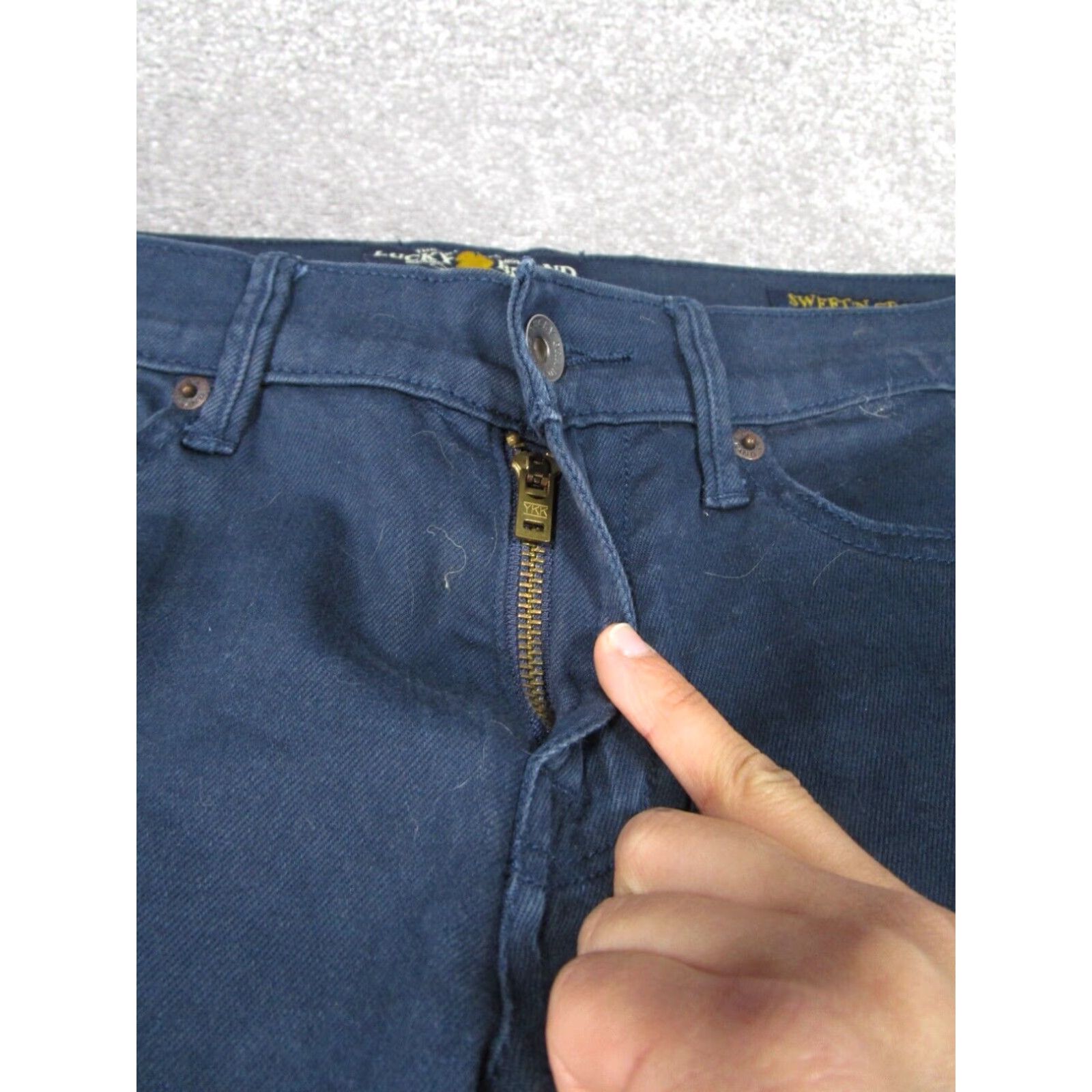 Lucky Brand Lucky Brand Womens 27 Jeans Dark Navy Blue Size 27" / US 4 / IT 40 - 3 Thumbnail