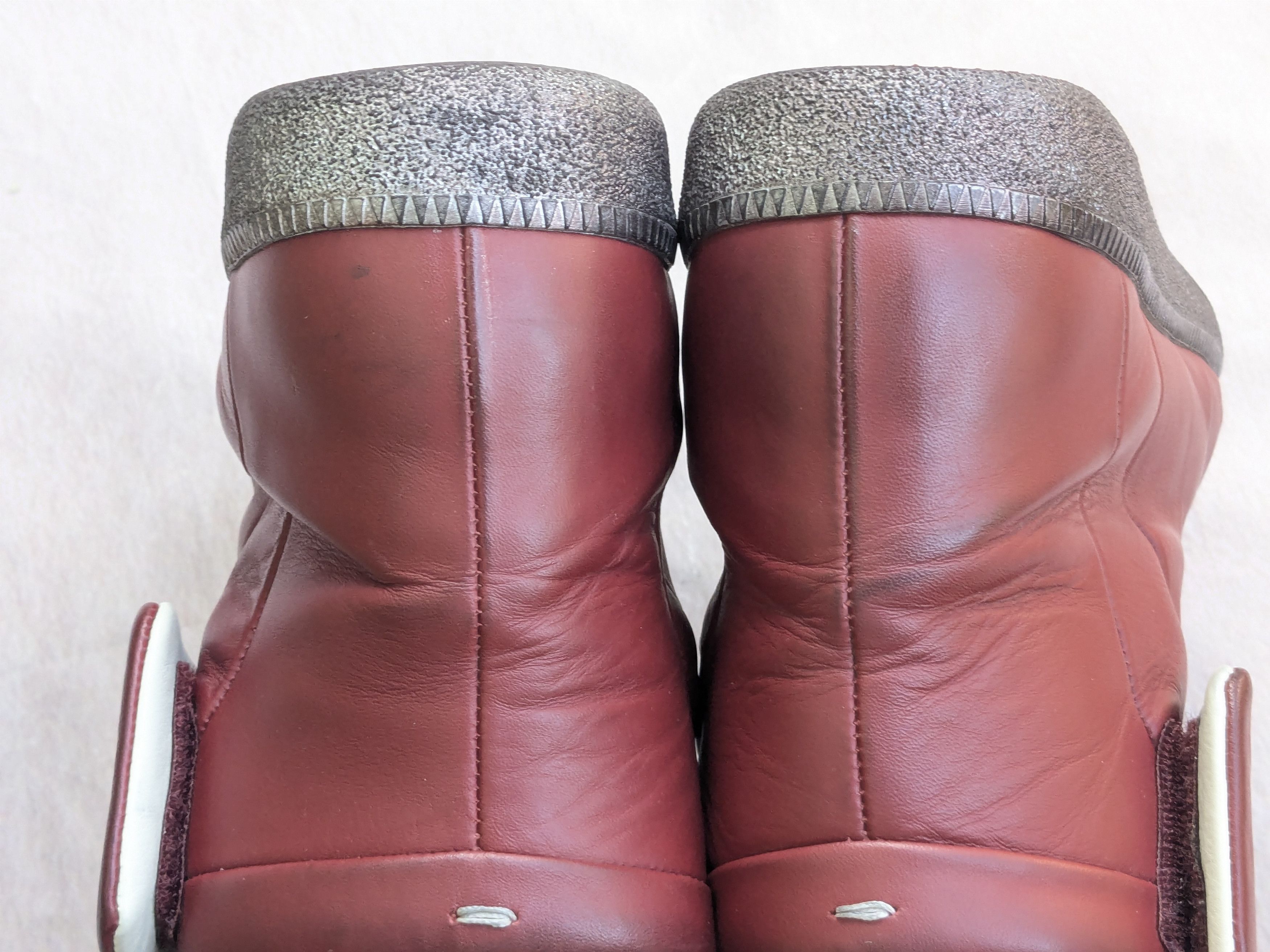 Maison Margiela Maison Margiela Future Red 12.45 Silver Leather High Tops Size US 12 / EU 45 - 13 Thumbnail
