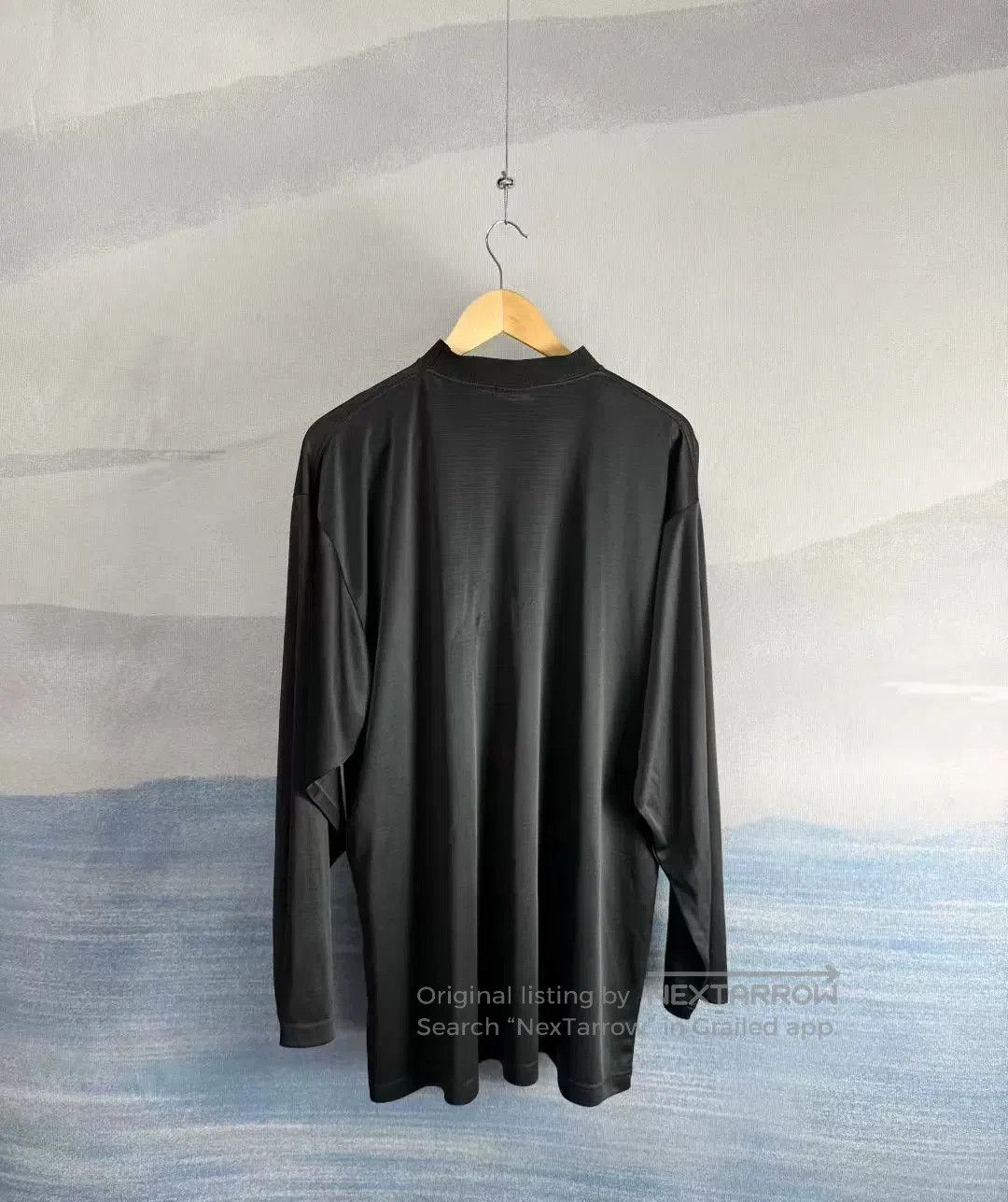 Balenciaga balenciaga black long sleeve hockey jersey. Size US M / EU 48-50 / 2 - 3 Thumbnail