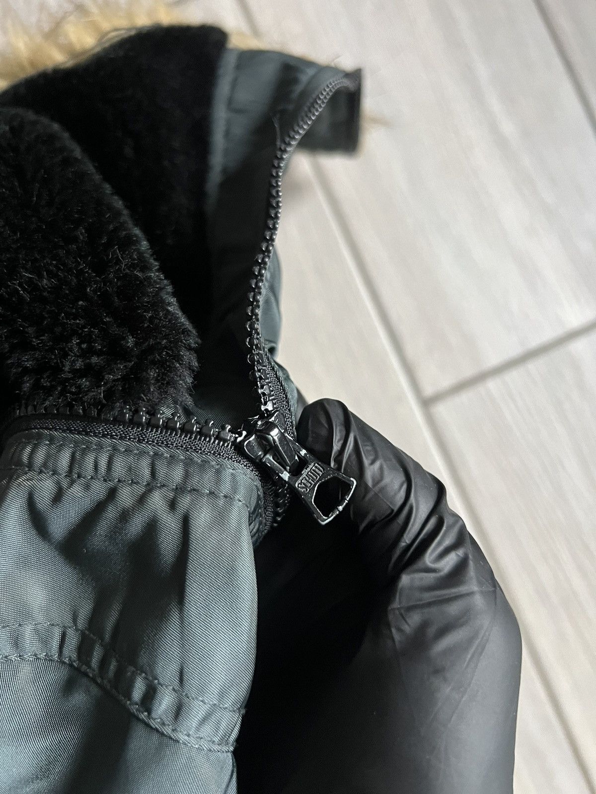 If Six Was Nine Vintage Japanese Scott Cropped Fur LGB Style Bomber Jacket Size US L / EU 52-54 / 3 - 7 Thumbnail