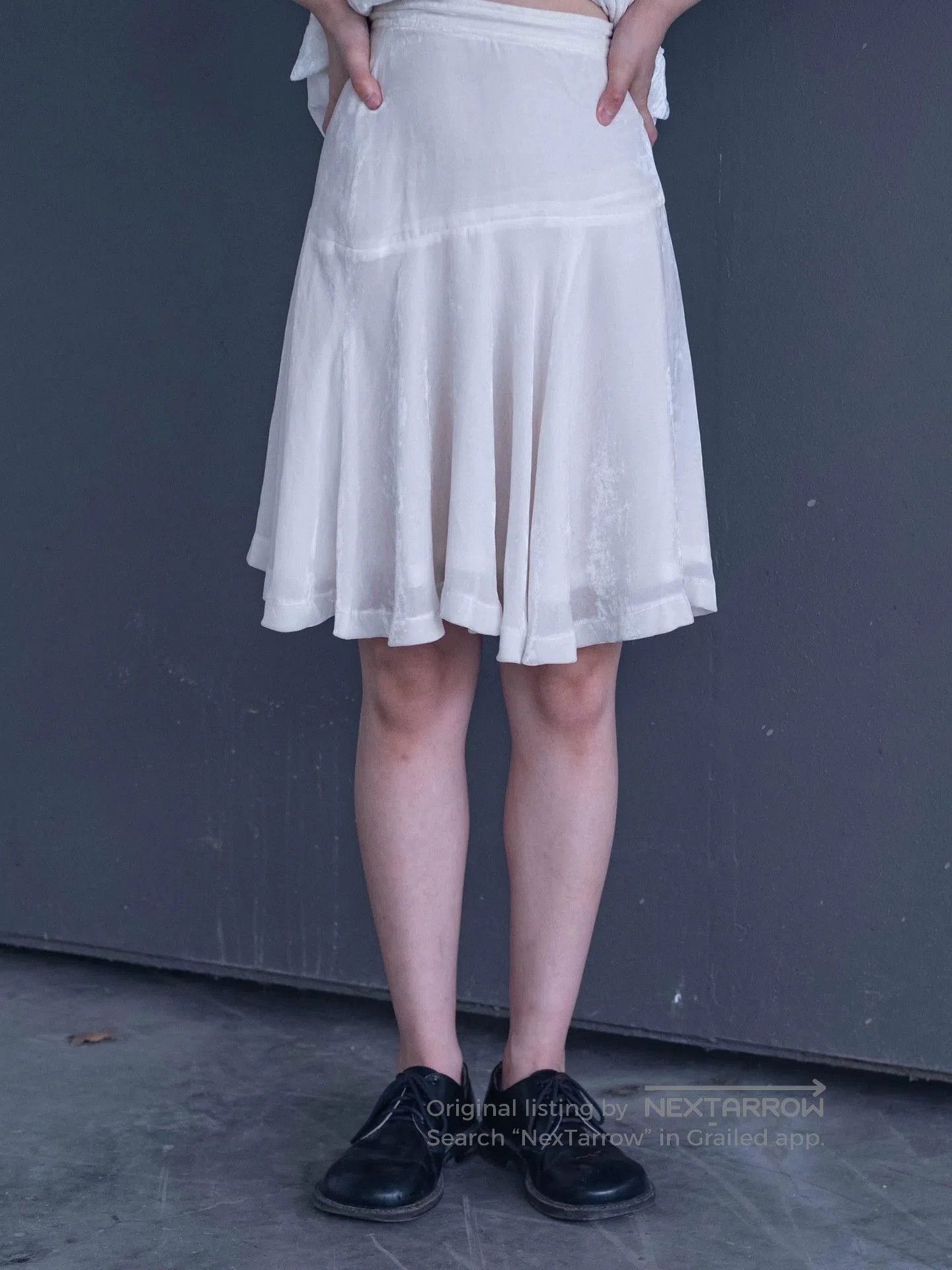 Comme des Garcons COMME des GARCONS 1987AW Silk Velvet Skirt. Size 26" / US 2 / IT 38 - 5 Thumbnail