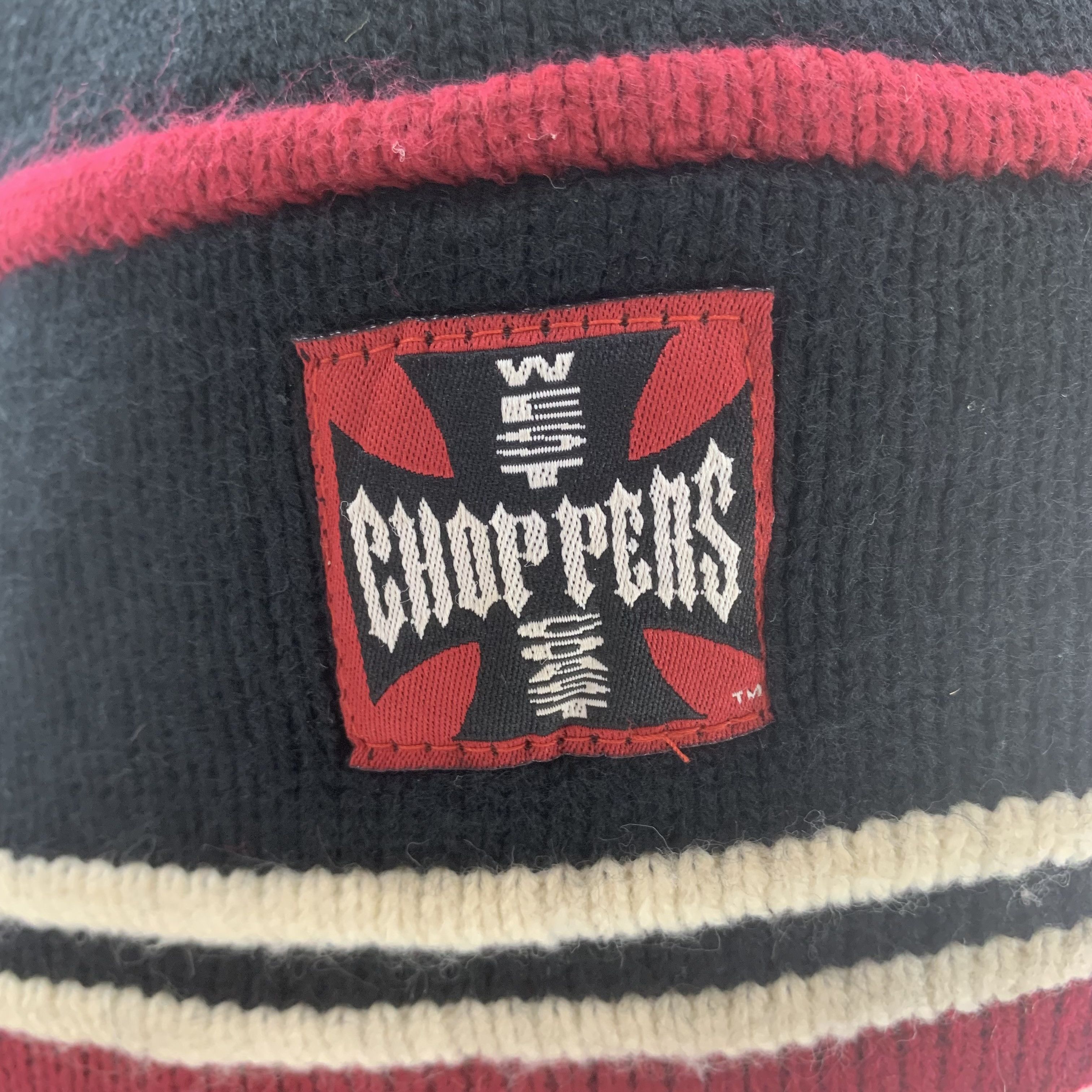 Vintage Choppers Beanie Hat Snowcap Size ONE SIZE - 5 Thumbnail