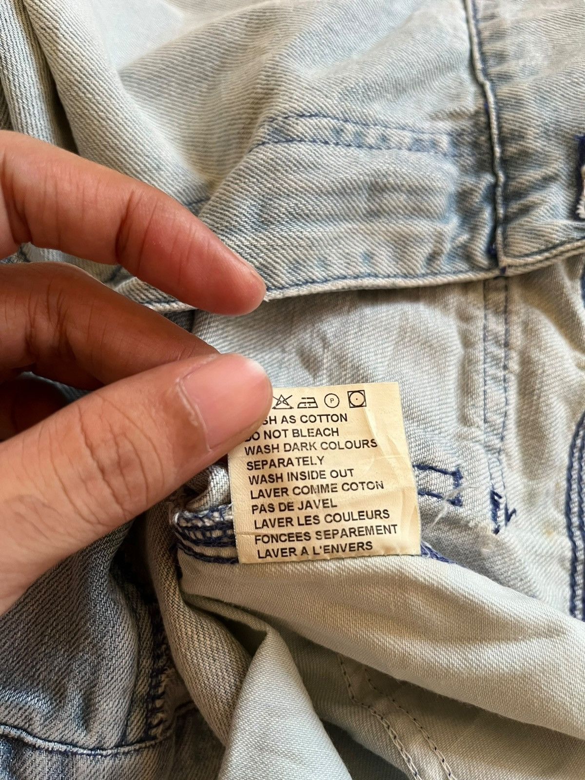 FCUK Vintage Fcuk Bootcut Light Wash Retro Style Flared Jeans Size 28" / US 6 / IT 42 - 10 Thumbnail