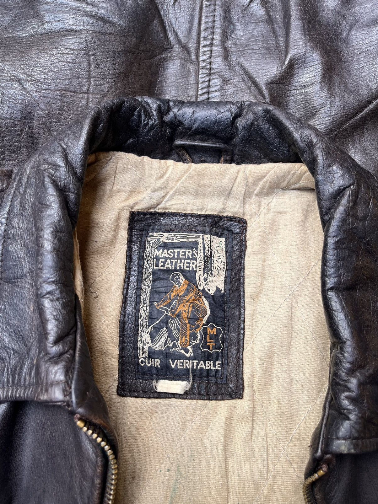 Vintage Vintage riders leather jacket Size US XL / EU 56 / 4 - 7 Thumbnail