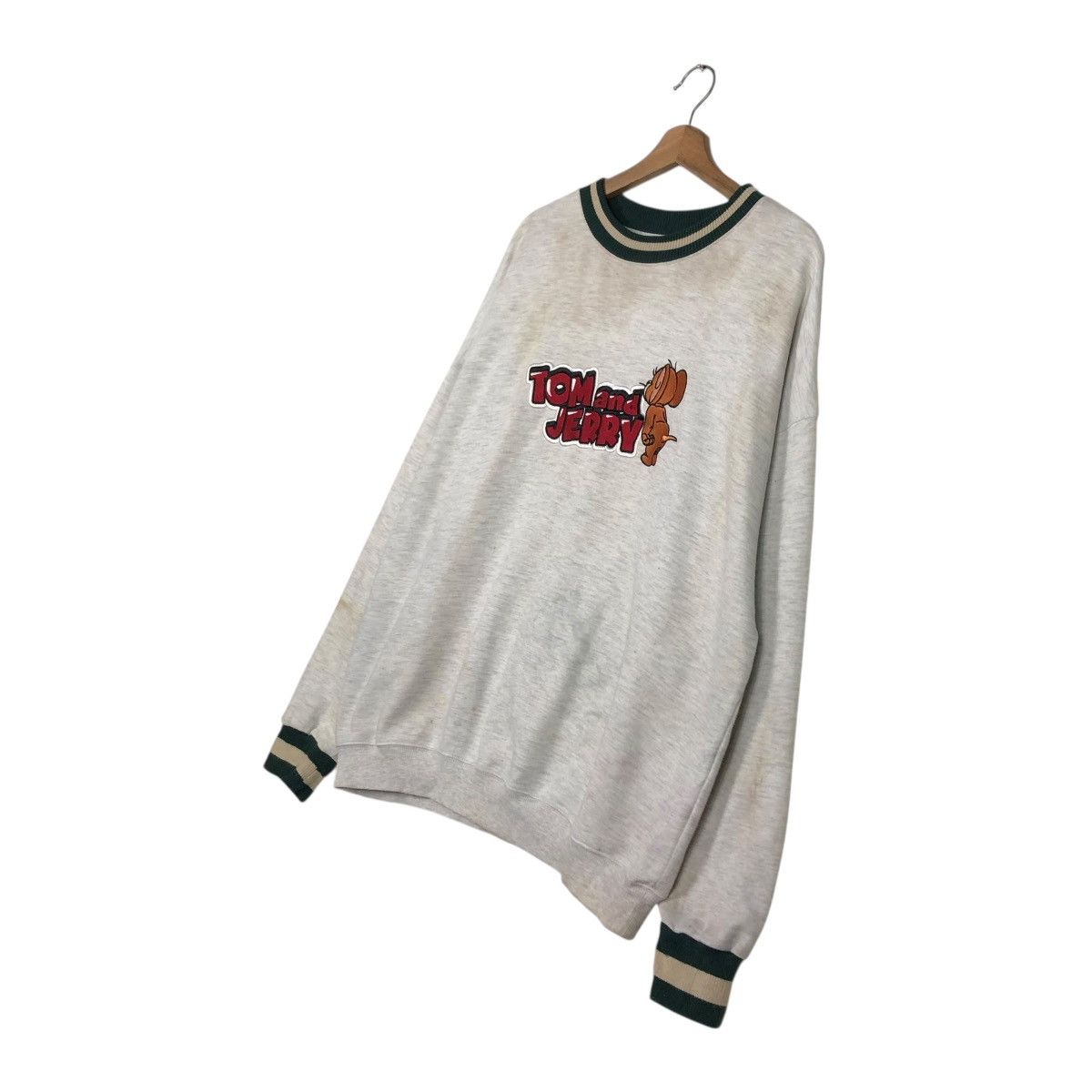 Japanese Brand 🔥VINTAGE SWEATSHIRT TOM & JERRY CARTOON BIG LOGO DESIGN Size US L / EU 52-54 / 3 - 4 Thumbnail