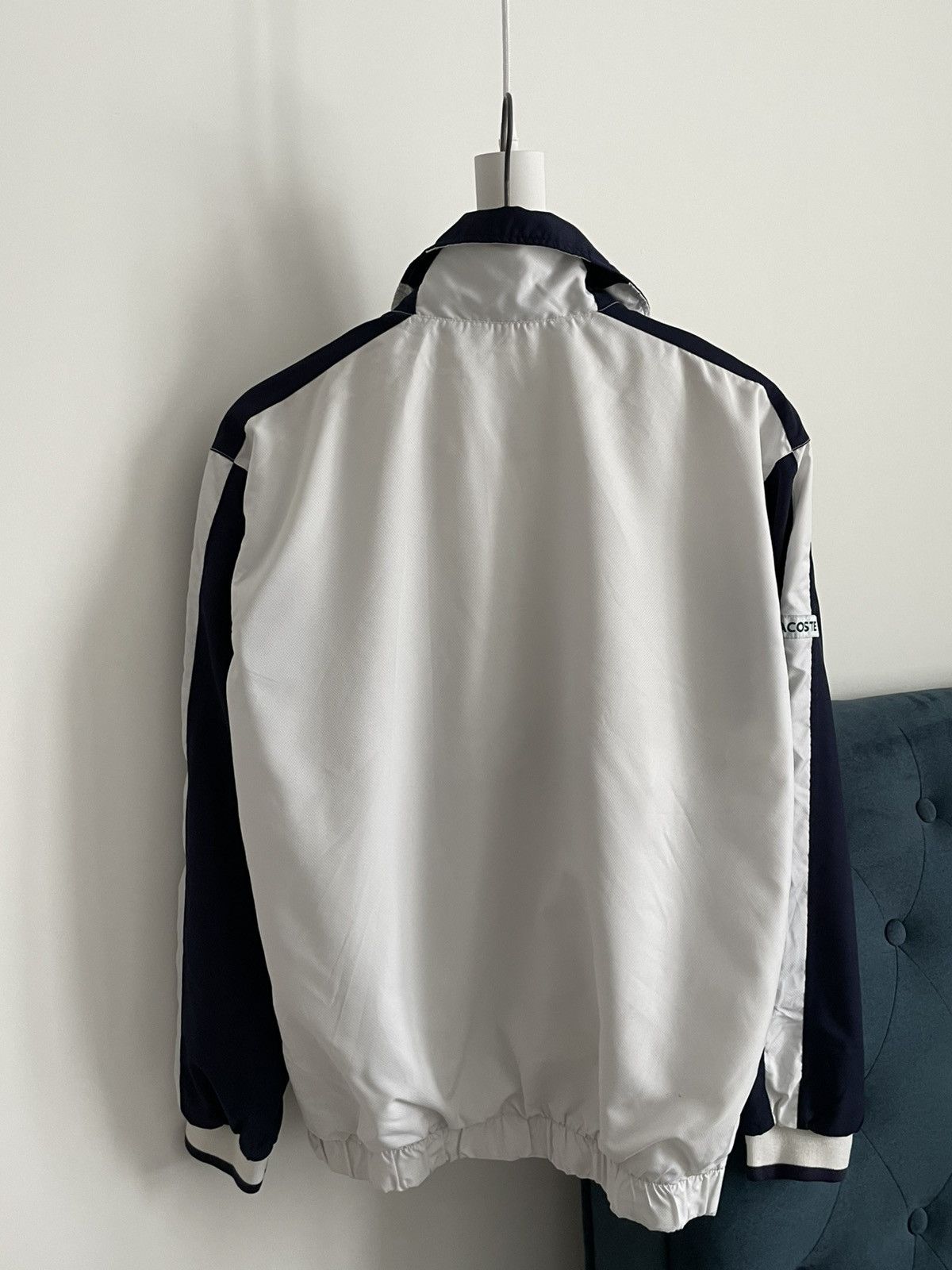 Lacoste Vintage 90’s Lacoste Sport Track Jacket White Y2K RARE Size US L / EU 52-54 / 3 - 5 Thumbnail