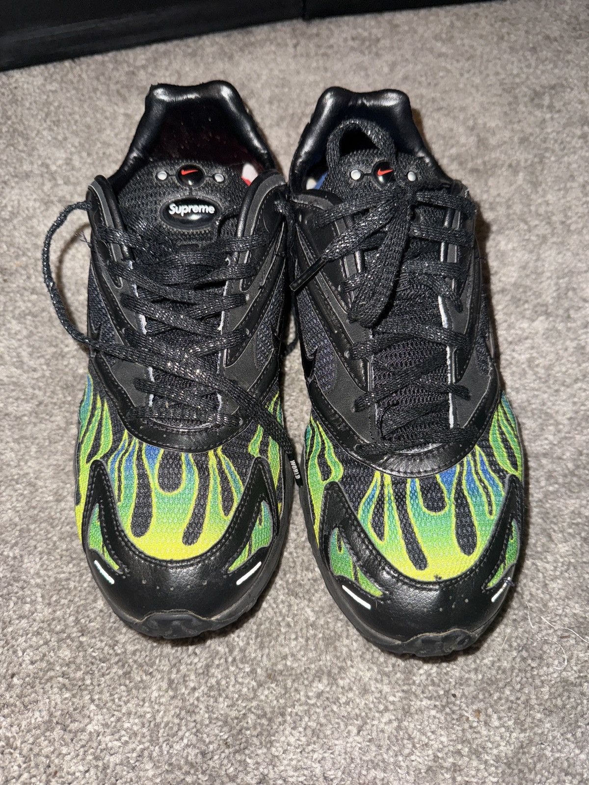 Nike × Supreme Supreme Nike Green Flame Size US 9.5 / EU 42-43 - 3 Thumbnail