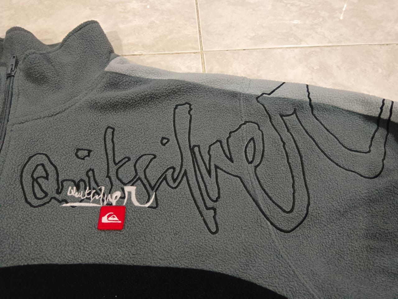 Quicksilver × Quiksilver Quicksilver backhit logo fleece jacket Size US L / EU 52-54 / 3 - 6 Thumbnail