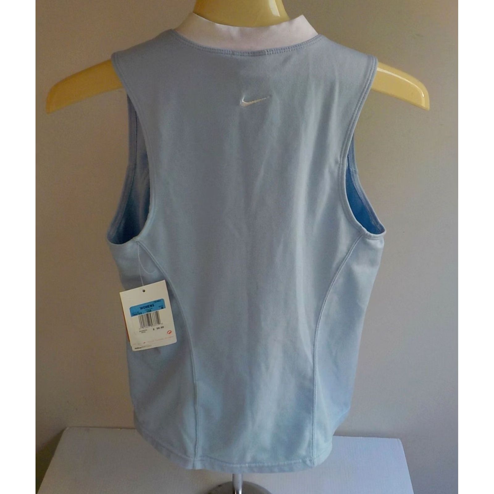 Nike Nike Fit Dry V-neck Women's Training Tank Top Light Blue/White M NEW WITH TAGS Size M / US 6-8 / IT 42-44 - 4 Thumbnail