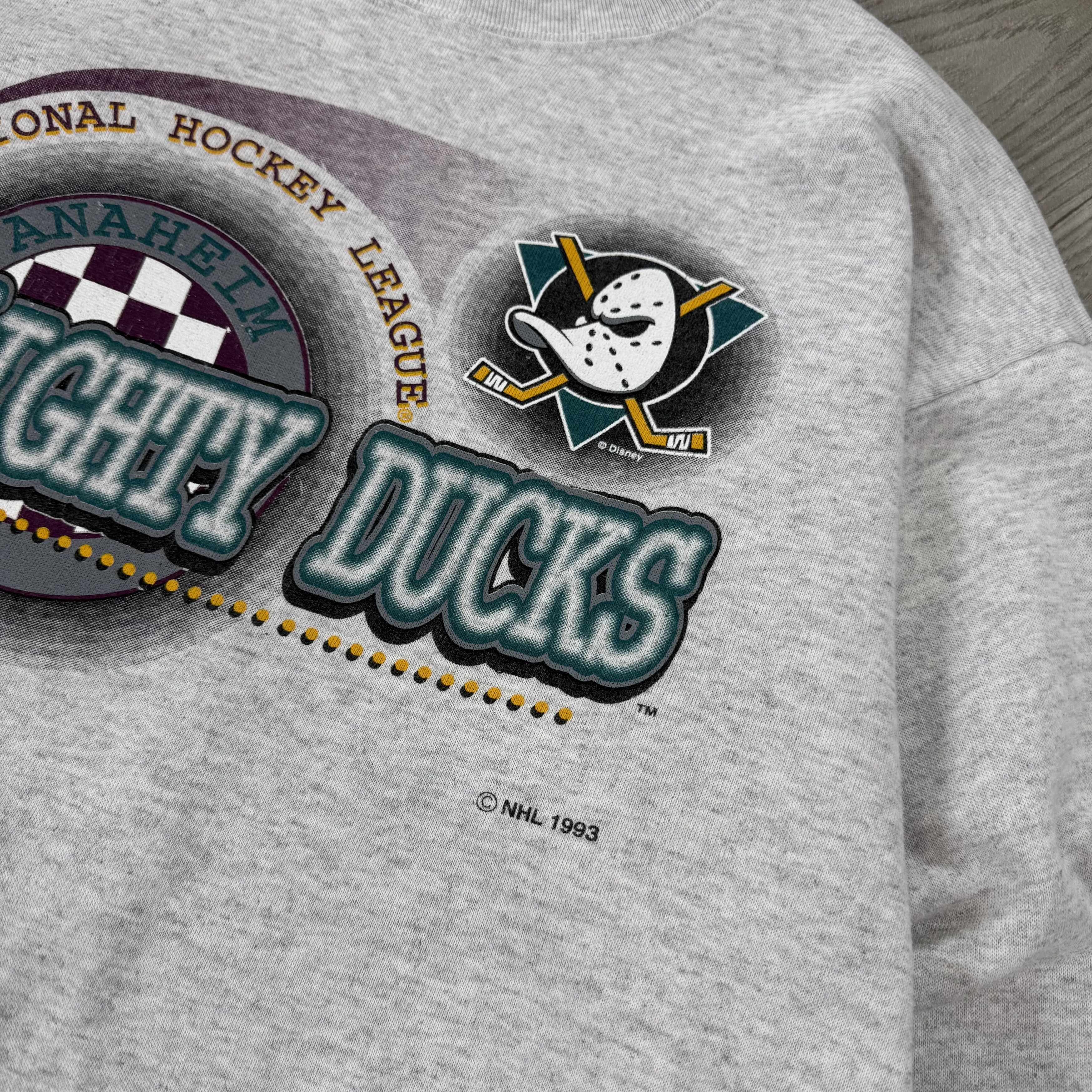 Vintage Vintage Mighty Ducks 1993 NHL Crewneck Graphic Sweatshirt Size US M / EU 48-50 / 2 - 8 Thumbnail