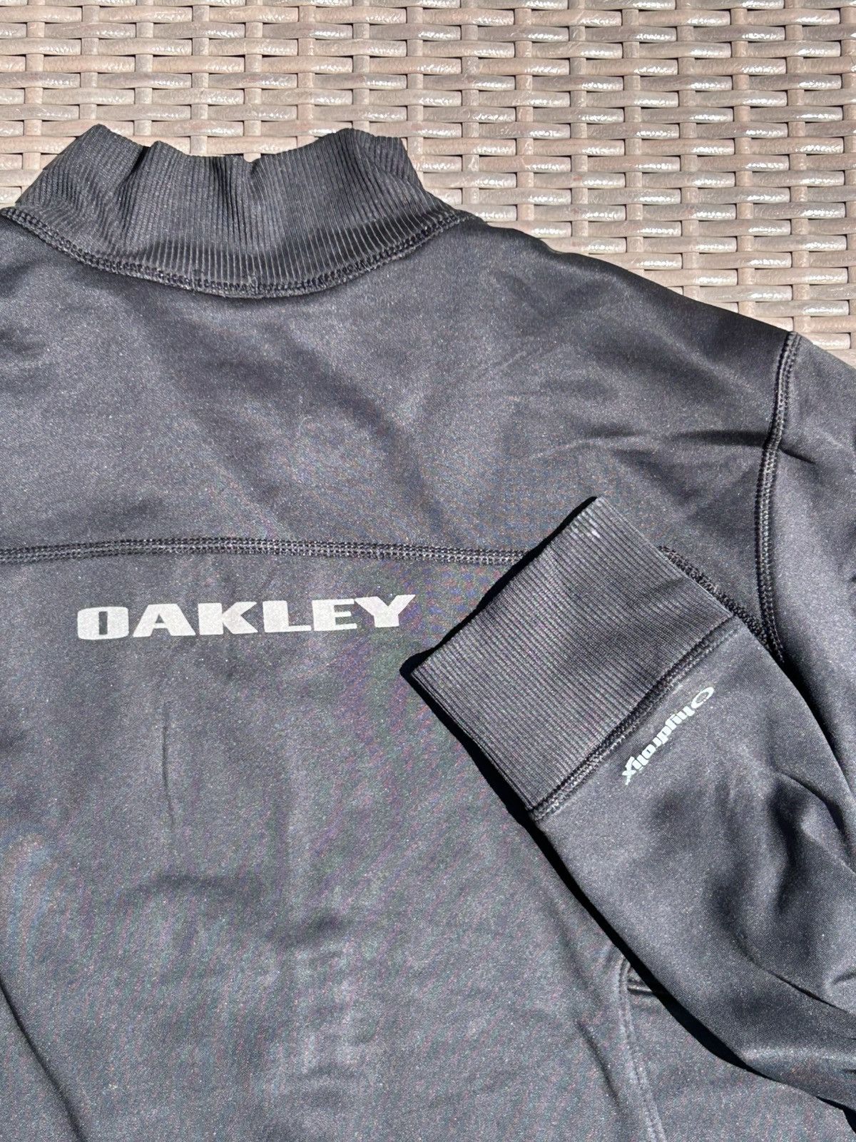 Oakley Oakley Full Zip Track Jacket Black Techwear Y2K Size US L / EU 52-54 / 3 - 4 Thumbnail