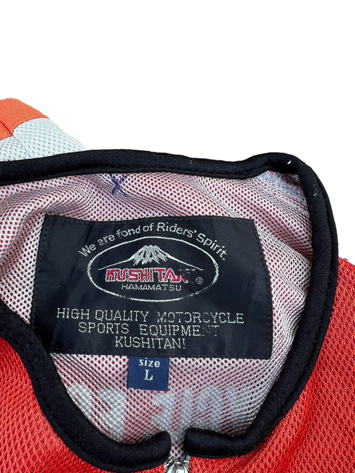 Japanese Brand × Sports Specialties Vintage 2002 KUSHITANI Racing Specialist Mesh Jacket Shirt Size US L / EU 52-54 / 3 - 21 Thumbnail
