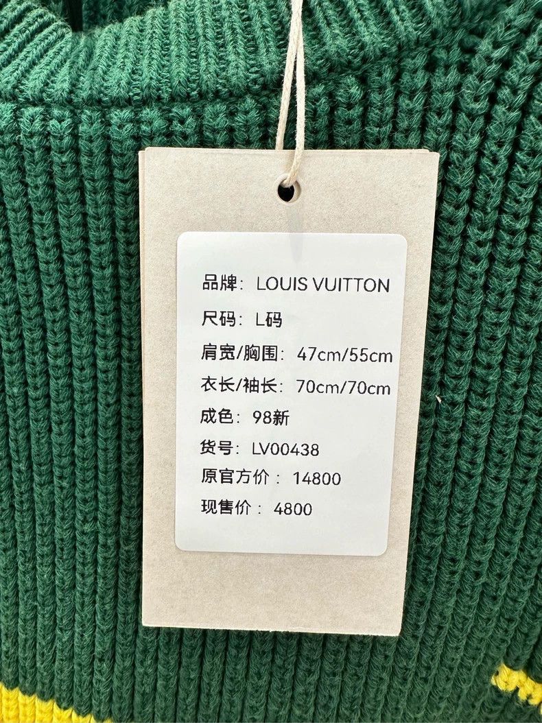 Louis Vuitton Louis Vuitton Knitted traffic light color-block logo sweate Size US L / EU 52-54 / 3 - 9 Thumbnail