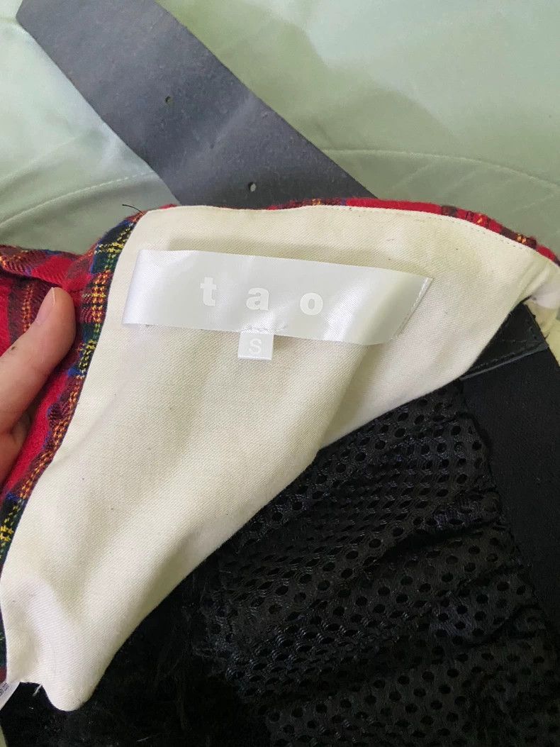 Comme des Garcons Comme Des Garcons size S Skirt Red Plaid Size 24" / US 00 / IT 34 - 4 Thumbnail