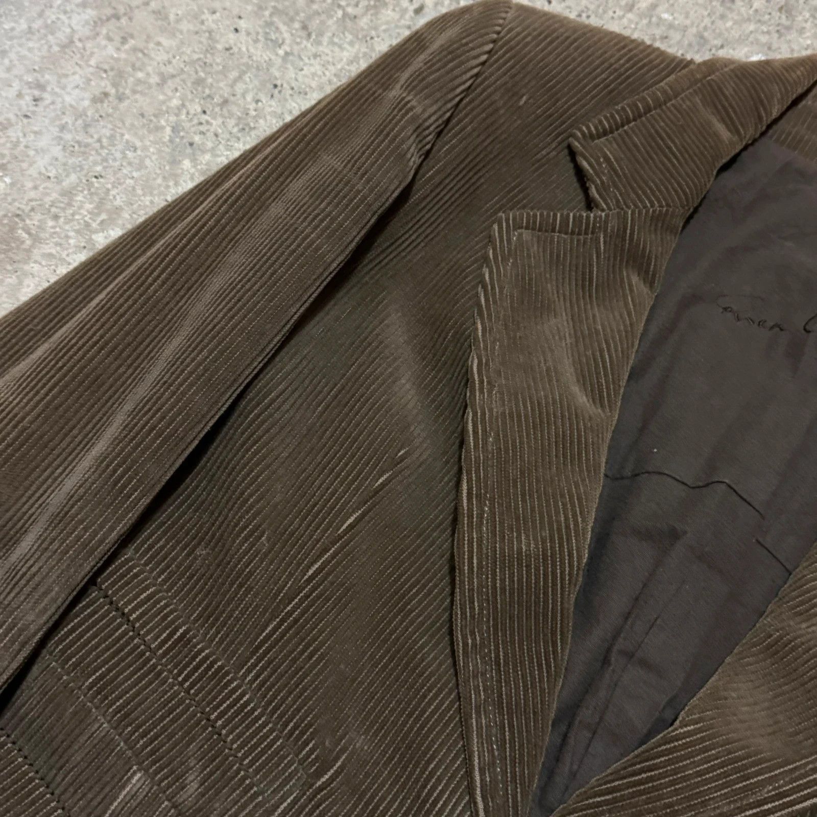Rick Owens F/W 2002 Rick Owens cord blazer Size S / US 4 / IT 40 - 11 Thumbnail