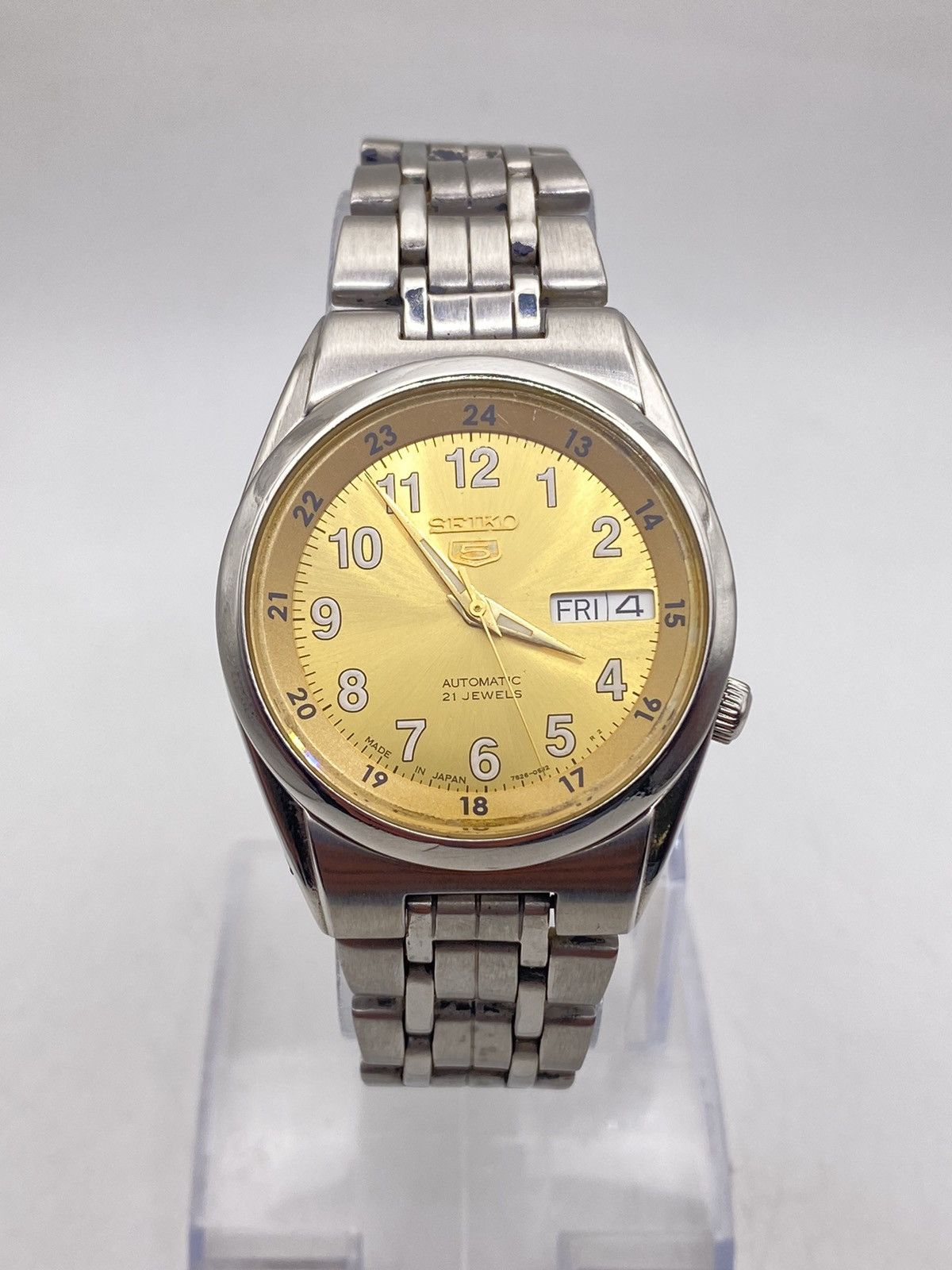 Seiko Seiko 5 Automatic Men s Wristwatch Beautiful Dial Grailed