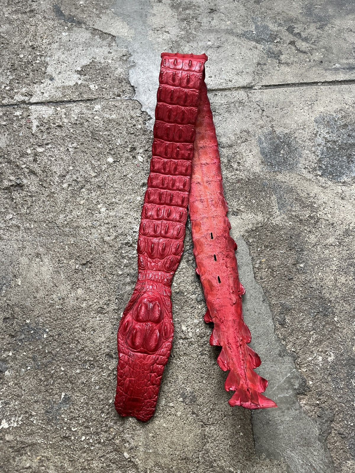 Roberto Cavalli Roberto Cavalli SS05 Crocodile Leather Belt (unisex) Size ONE SIZE - 12 Thumbnail