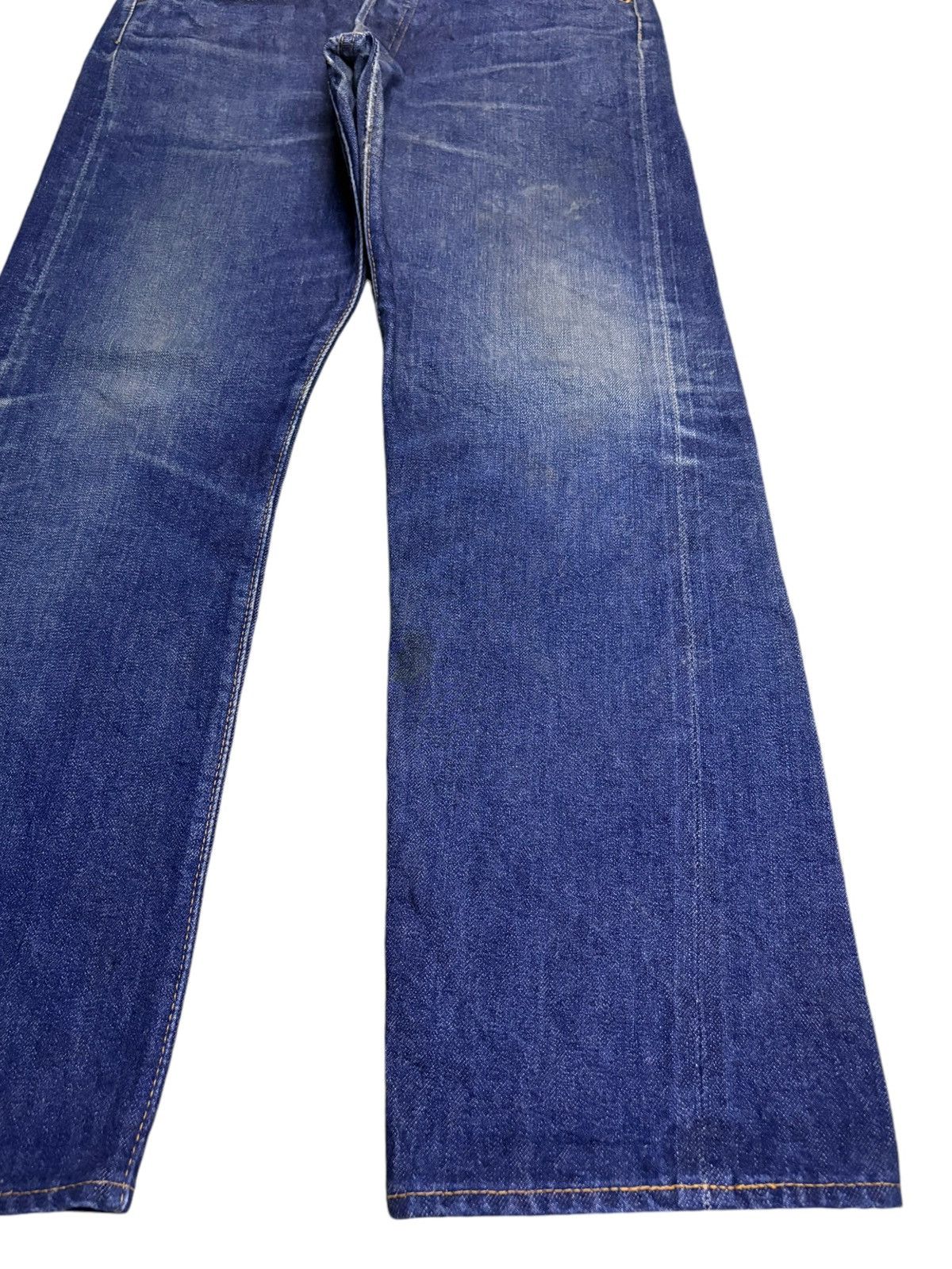 Japanese Brand × RESOLUTE Vintage Japanese Resolute Faded Mud Raw Denim Selvedge Jeans Size US 32 / EU 48 - 9 Thumbnail