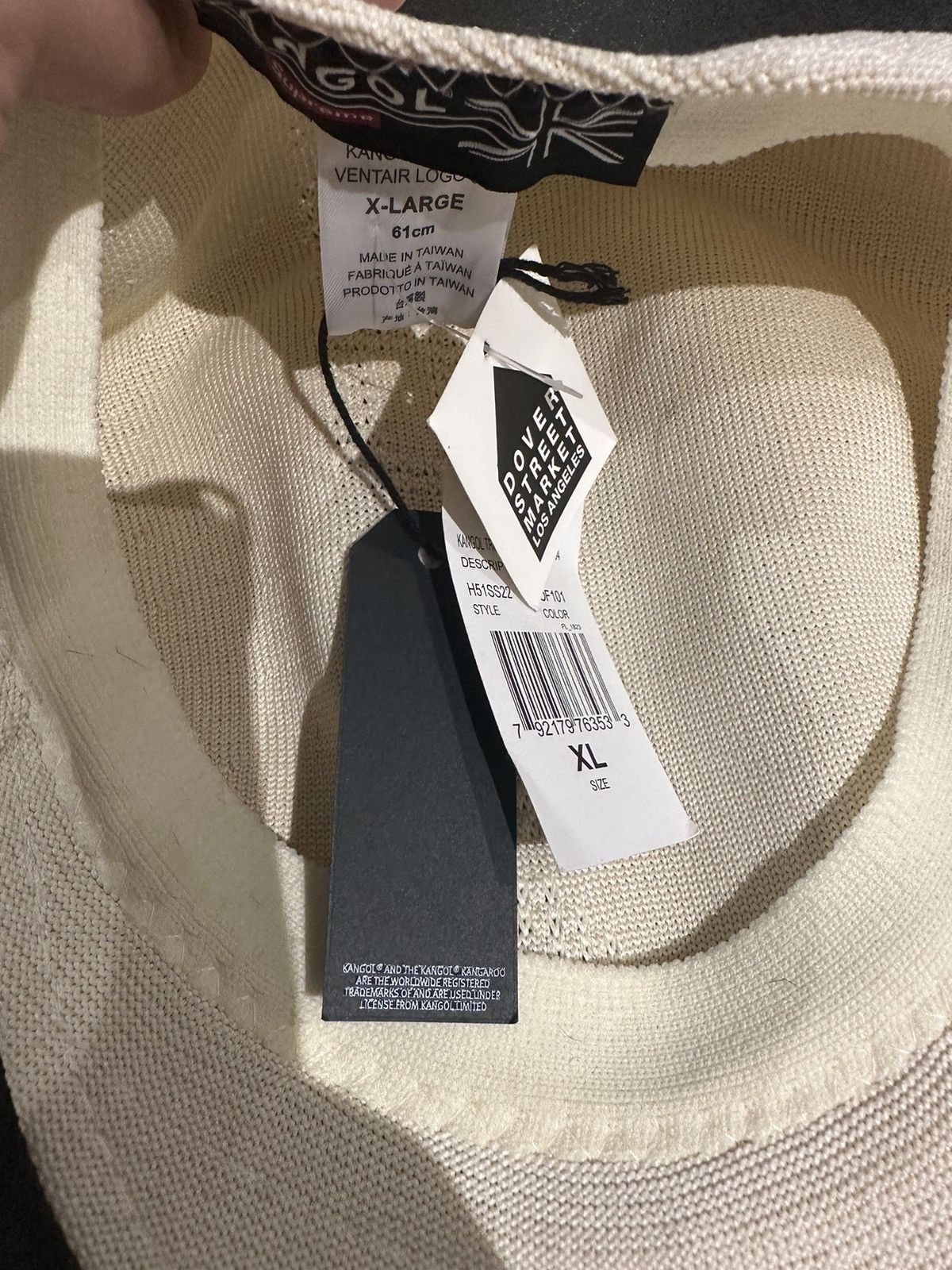 Kangol × Supreme Supreme Kangol Ventair Logo 504 Hat Size ONE SIZE - 5 Thumbnail