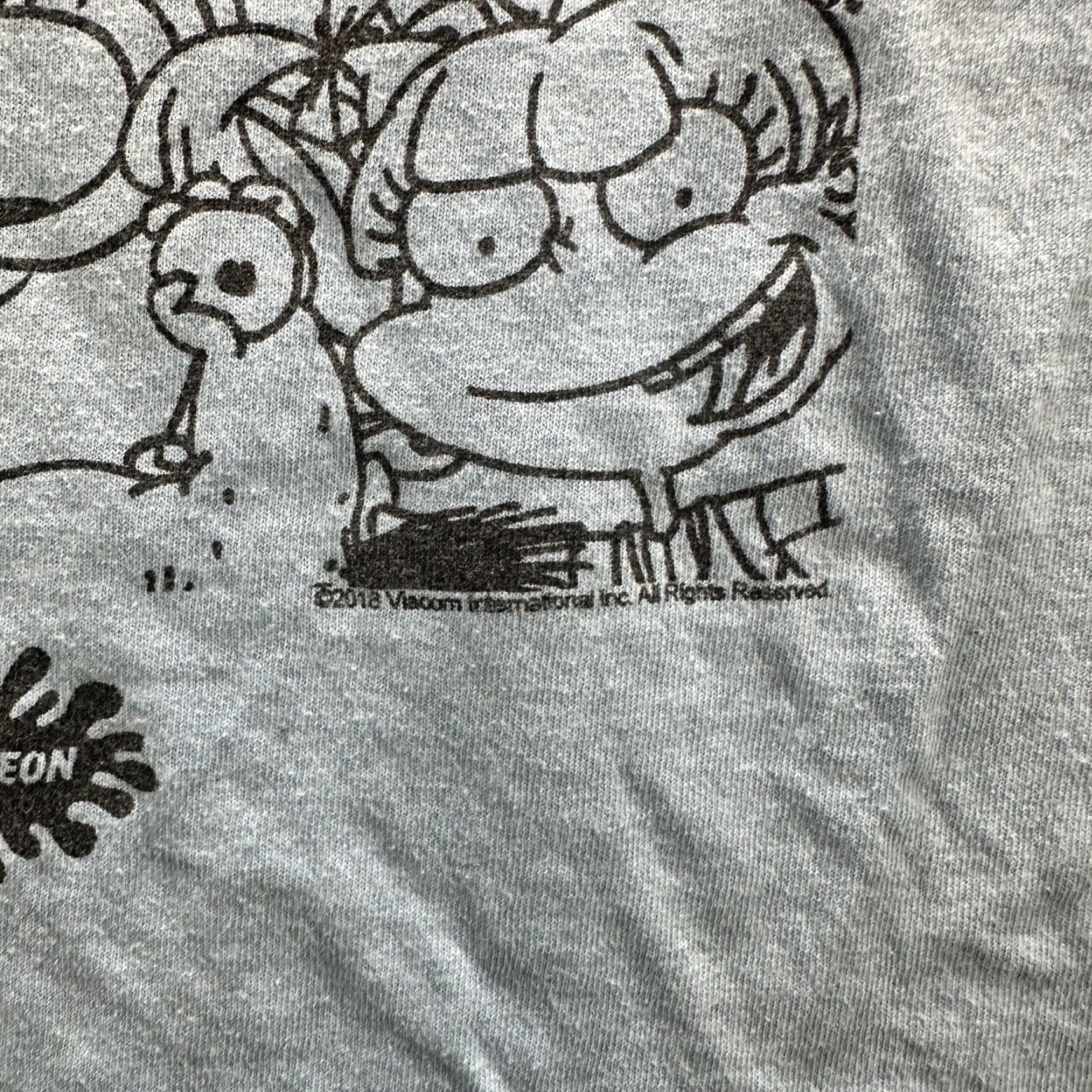 Nickelodeon VINTAGE Nickelodeon Shirt Rugrats Ren & Stimpy 90s Cartoon Tee Mens Small Blue Adult Small Size US S / EU 44-46 / 1 - 6 Thumbnail