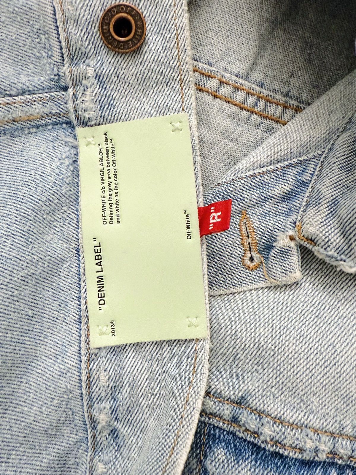 Off-White Off-White Temperature Denim Jacket Size US S / EU 44-46 / 1 - 5 Thumbnail