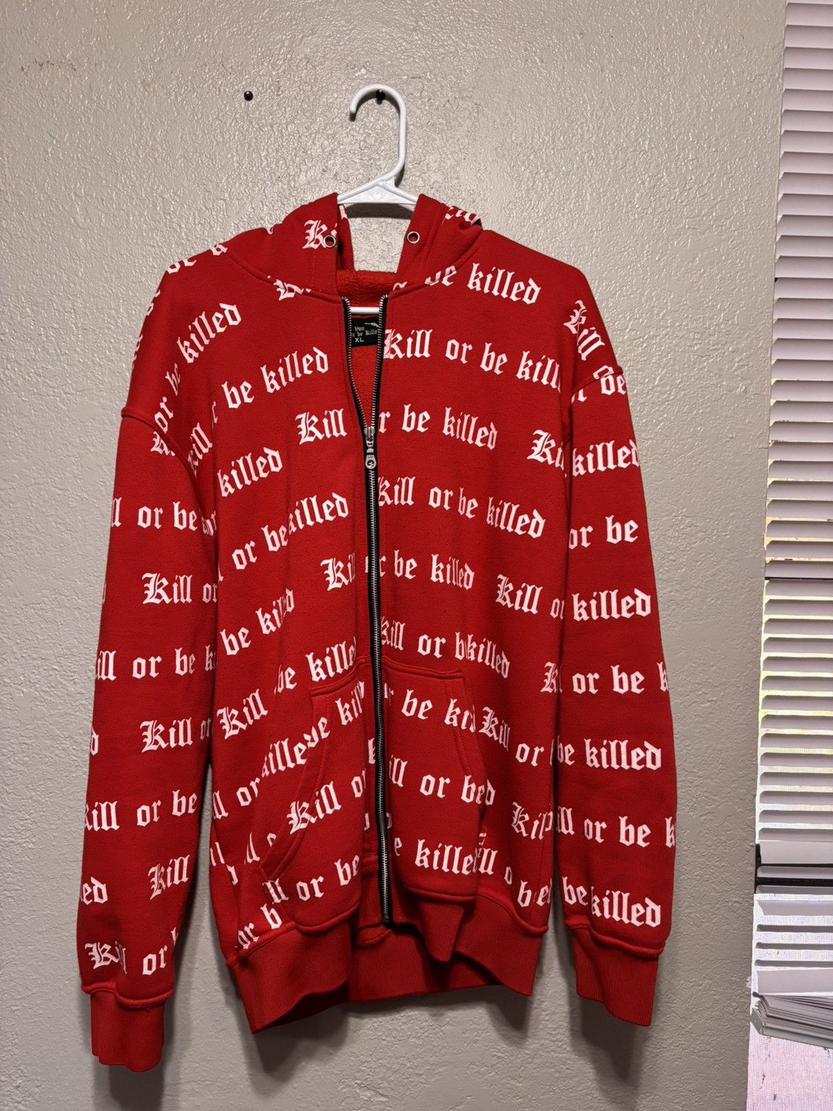 Other Von Cre “Kill or Be Killed Hoodie” Size US XL / EU 56 / 4 - 1 Thumbnail