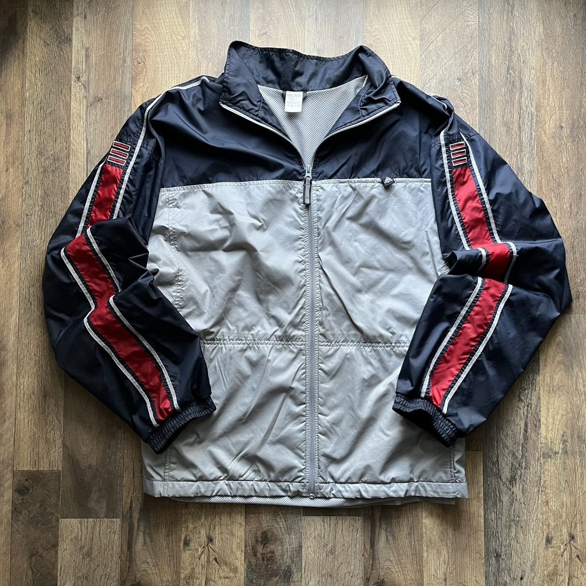 Adidas × Vintage Crazy Vintage Adidas Wind Breaker Y2K style cyber grunge XXL Size US XXL / EU 58 / 5 - 1 Thumbnail