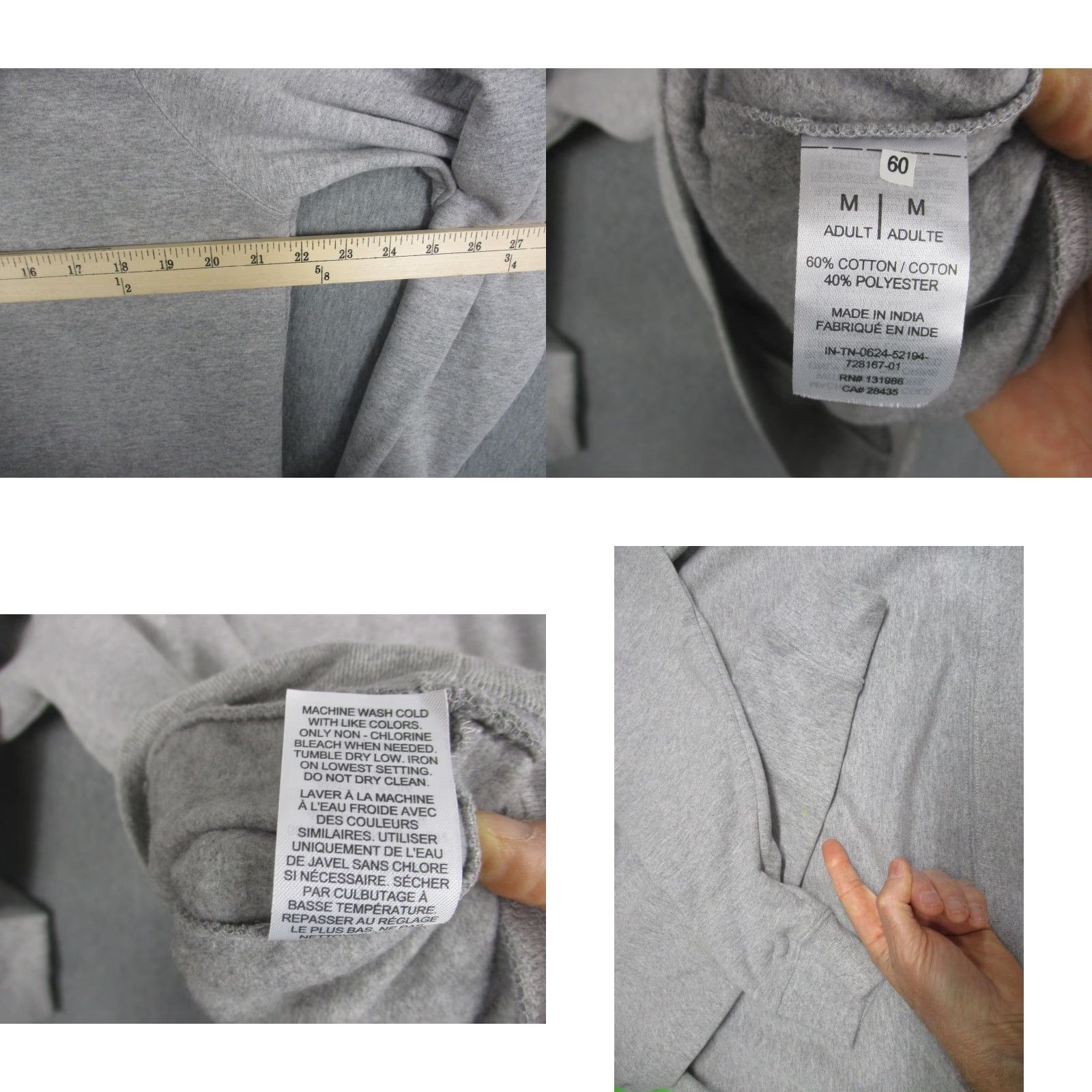Vintage UAB Blazers Hoodie Mens Medium Gray 35 Graphic Pullover Sweatshirt, Graphic Print, Hooded Pullover with Kangaroo Pocket, Fleece Sweatshirt Size US M / EU 48-50 / 2 - 8 Thumbnail