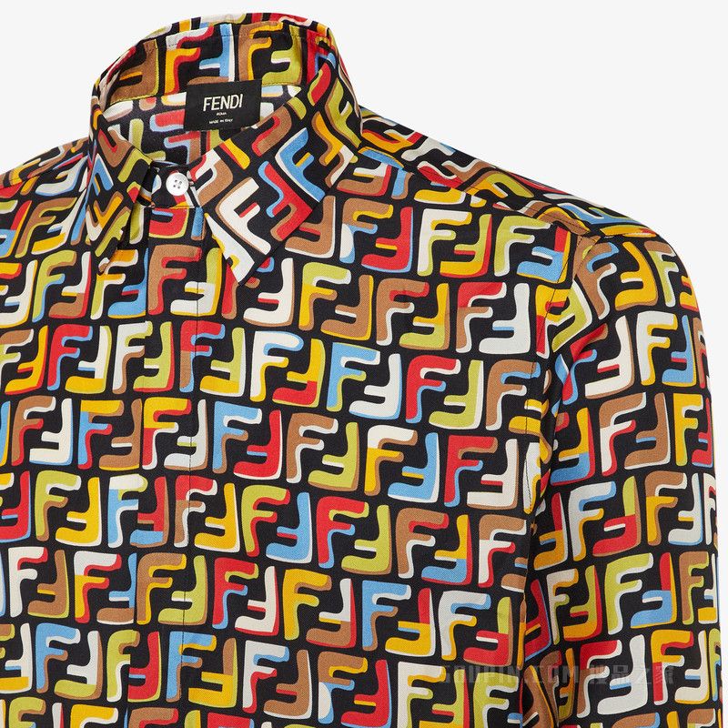 Fendi o1s1wg111125 Shirt in Multicolor Size US XL / EU 56 / 4 - 3 Thumbnail