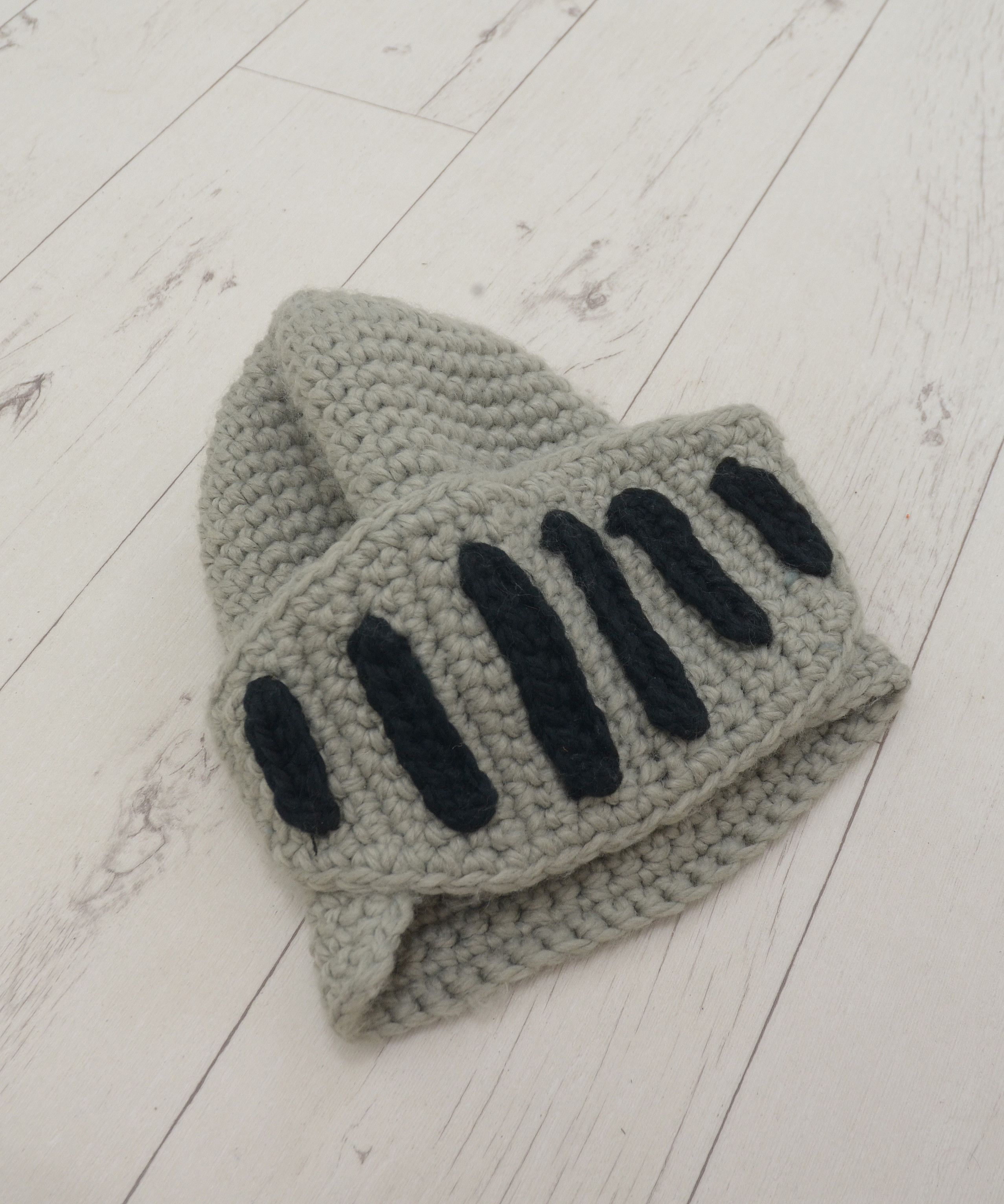 Handmade × Vintage Vintage Trojan Knight Crochet Hat Face Mask Handmade Y2K Size ONE SIZE - 5 Thumbnail