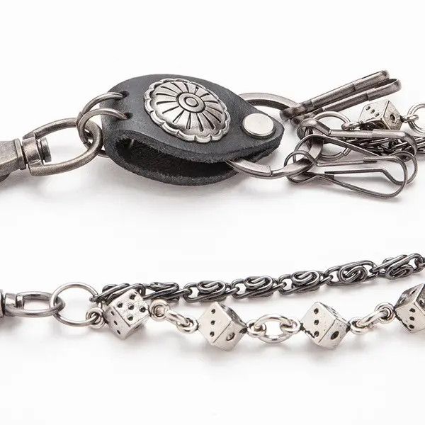 Japanese Brand Dice and Tribe Jean Motor Rock Wallet Pants Belt Chain Size ONE SIZE - 5 Thumbnail