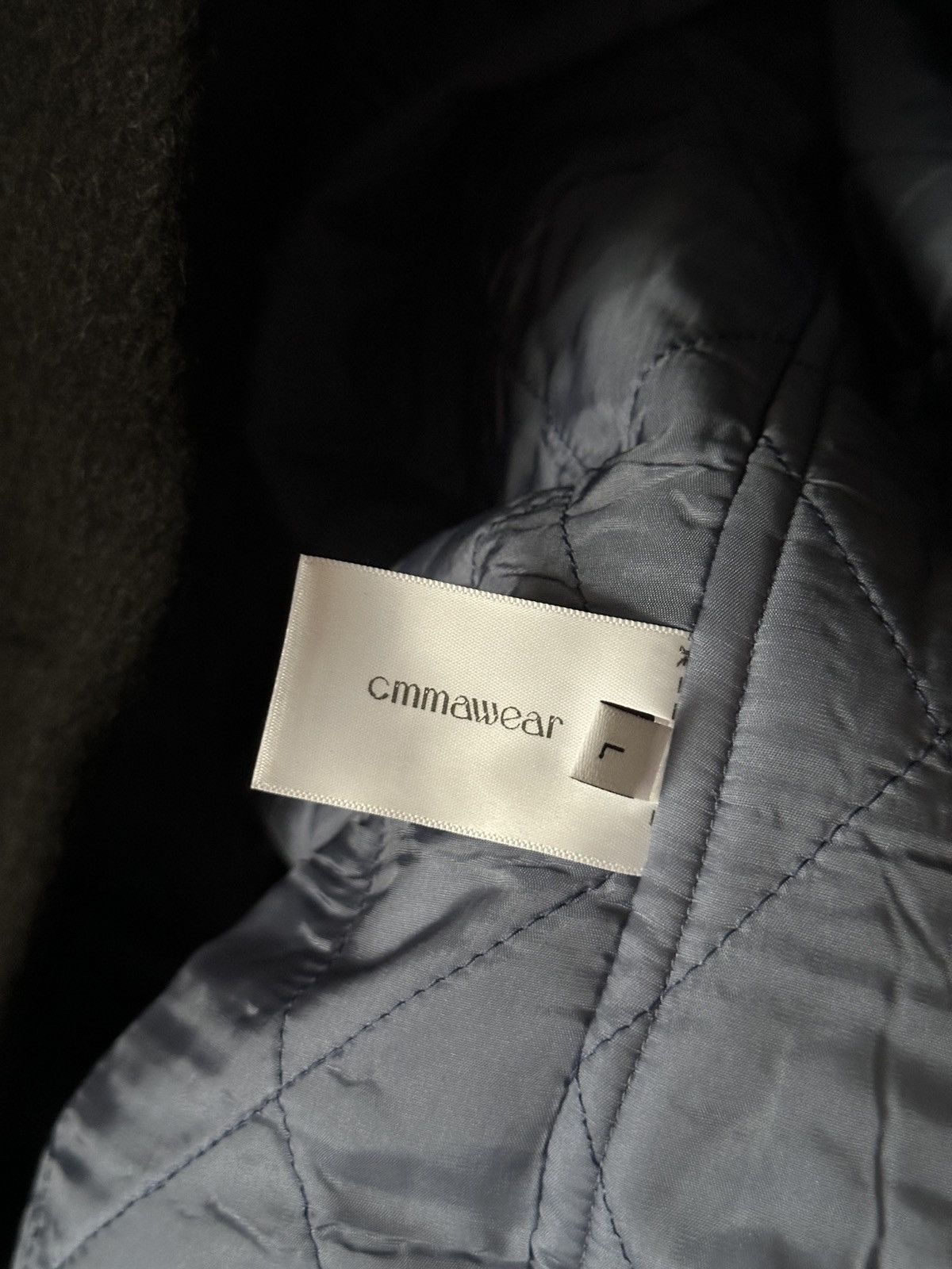 CMMAWEAR CMMAWEAR SVRN exclusive FW23 Thalassa coat in black Size US L / EU 52-54 / 3 - 10 Thumbnail