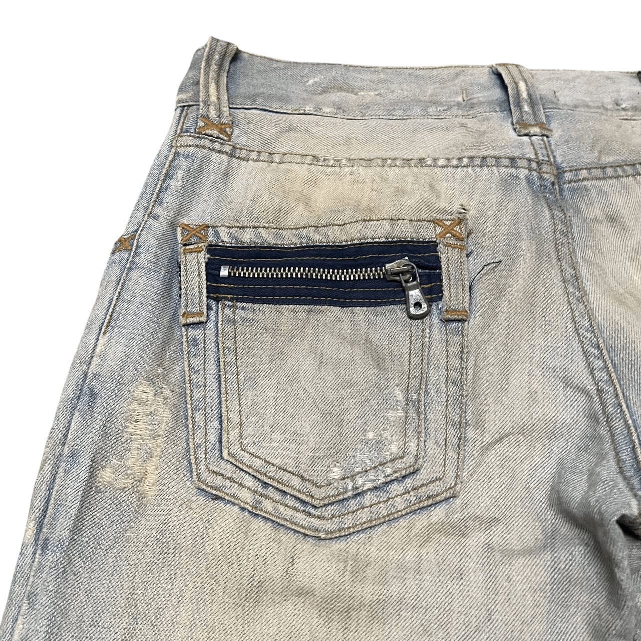 Dolce & Gabbana Vintage Dolce And Gabbana Denim Double Zipper 12 Slim Size US 31 - 19 Thumbnail