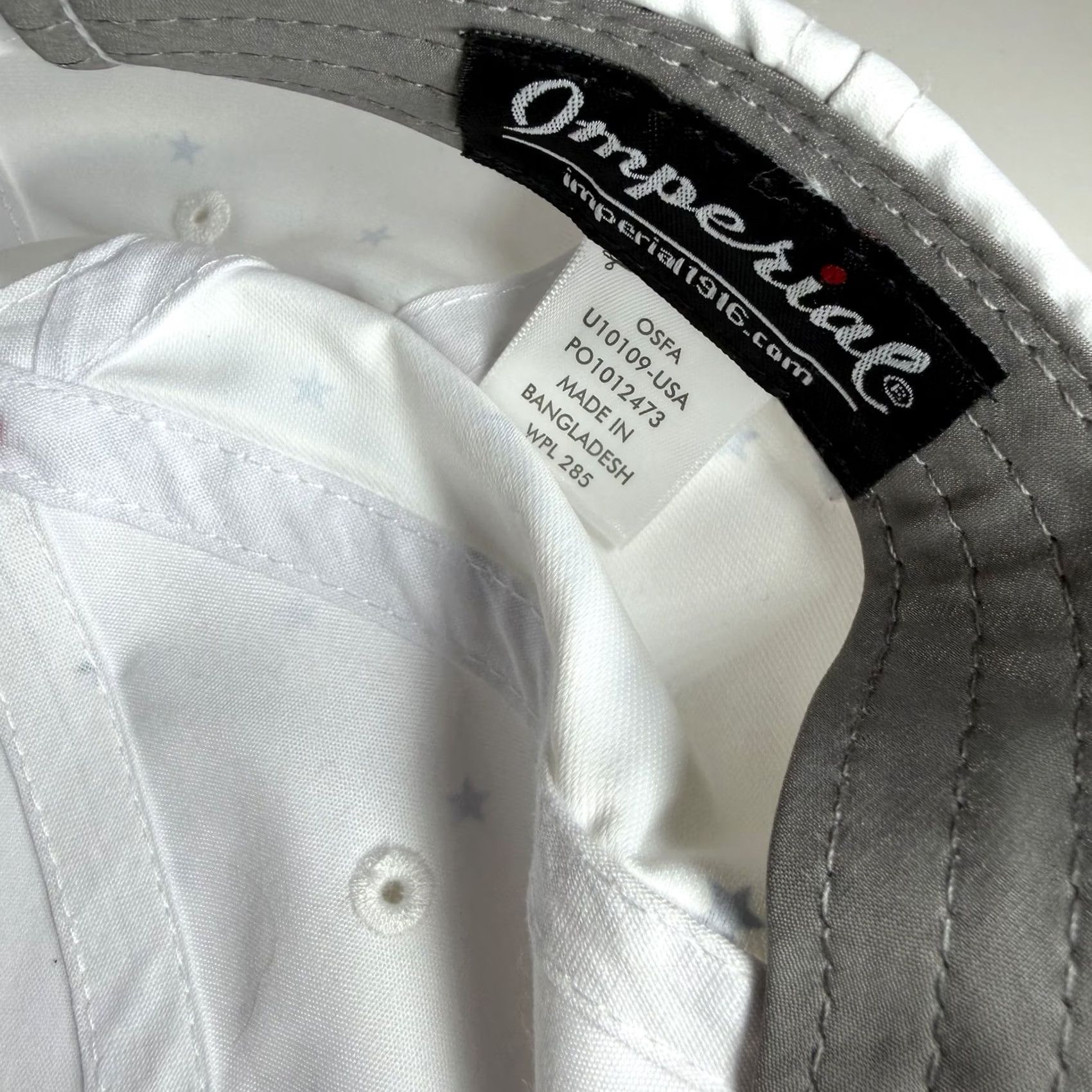 Vintage Ahead 125th U.S. Open Oakmont Country Club Hat Adjustable Strap White Imperial Stars Golf Hat Unisex Adults Adjustable Sports USA White Size ONE SIZE - 7 Thumbnail