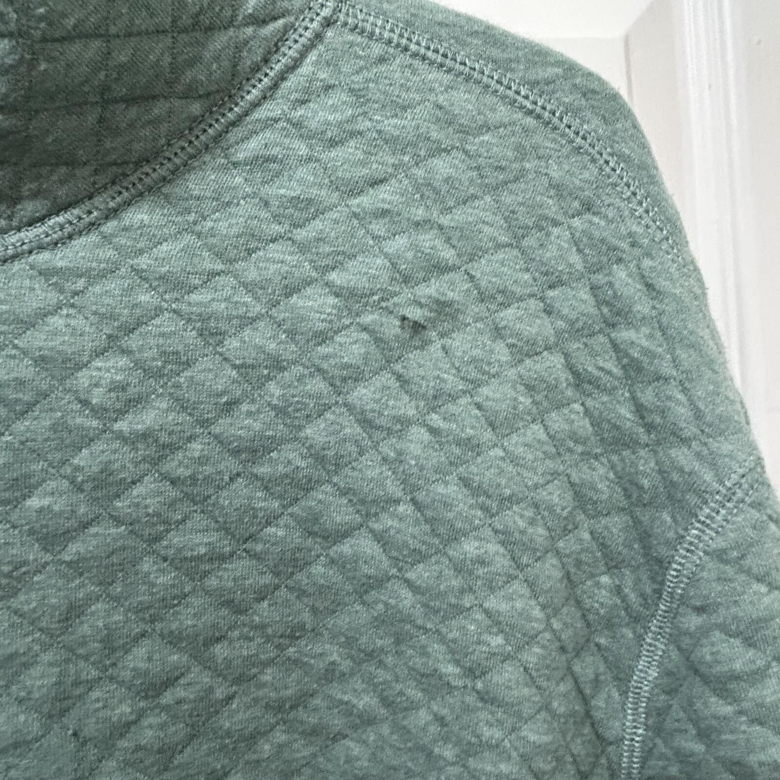 J.Crew J.Crew Blue Quilted Authentic Fleece 1/4 Zip Pullover XXL Size US XXL / EU 58 / 5 - 6 Thumbnail