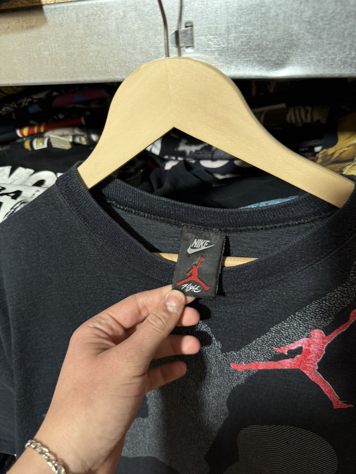 Jordan Brand Vintage 90’s Nike Air Jordan Big Logo Retro T-Shirt Y2K Hype Size US XL / EU 56 / 4 - 7 Thumbnail