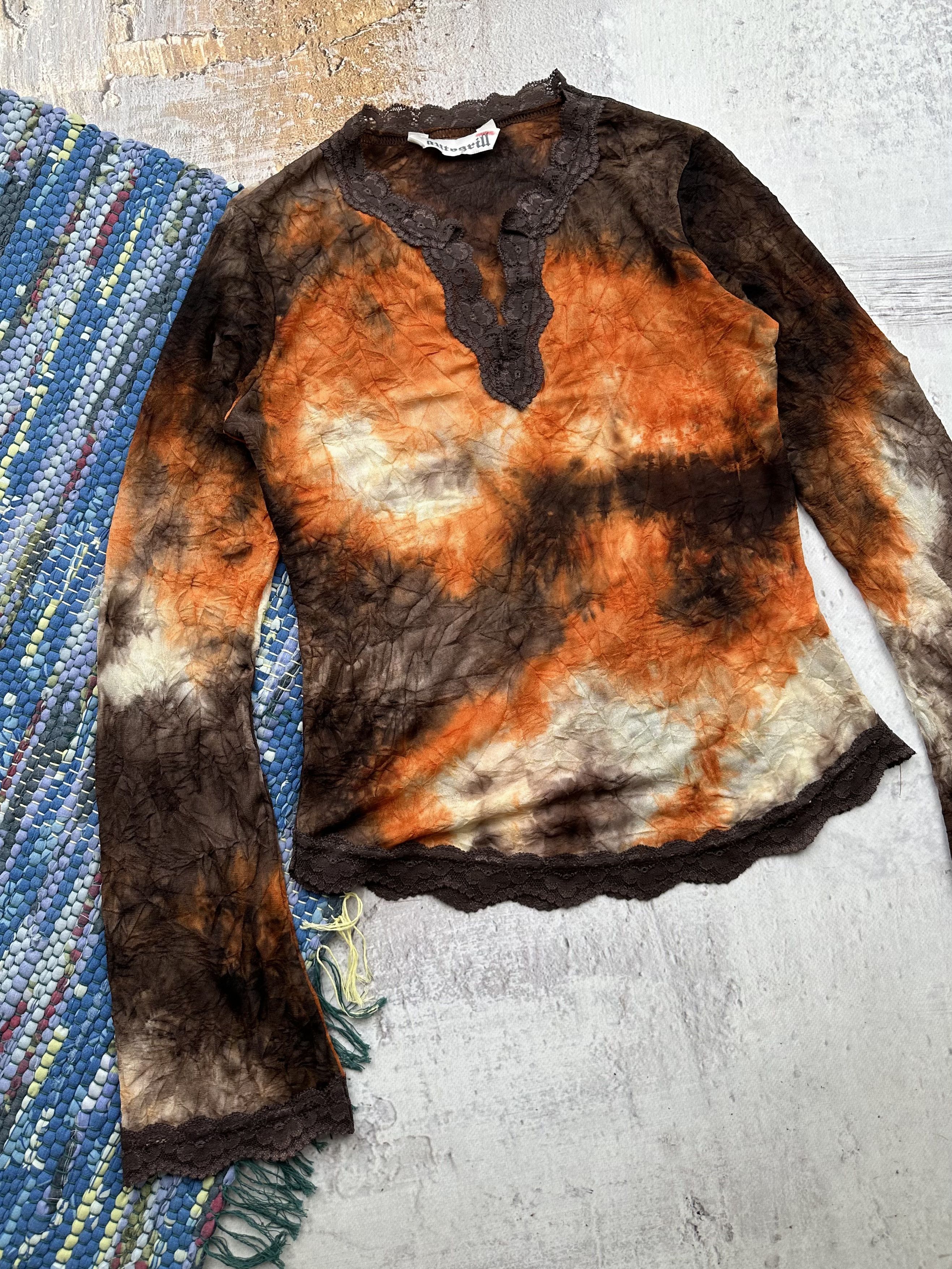Japanese Brand Vintage Cropped Blouse A454(564) Size M / US 6-8 / IT 42-44 - 2 Thumbnail