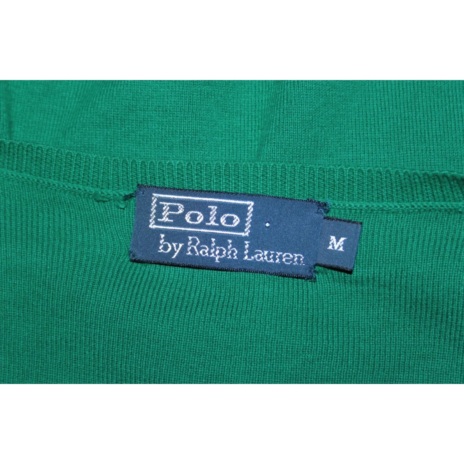 Polo Ralph Lauren Polo by Ralph Lauren Shirt Mens M Green Cotton Pullover Jumper Sweater Size US M / EU 48-50 / 2 - 5 Thumbnail