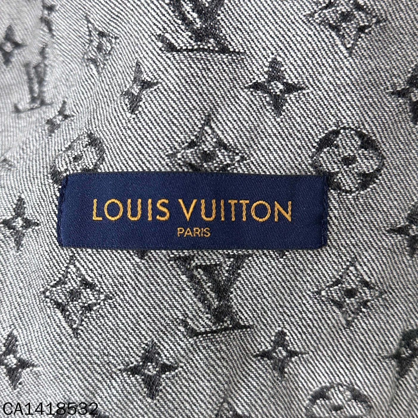 nigo LV Gray Denim Jacket Men's 46