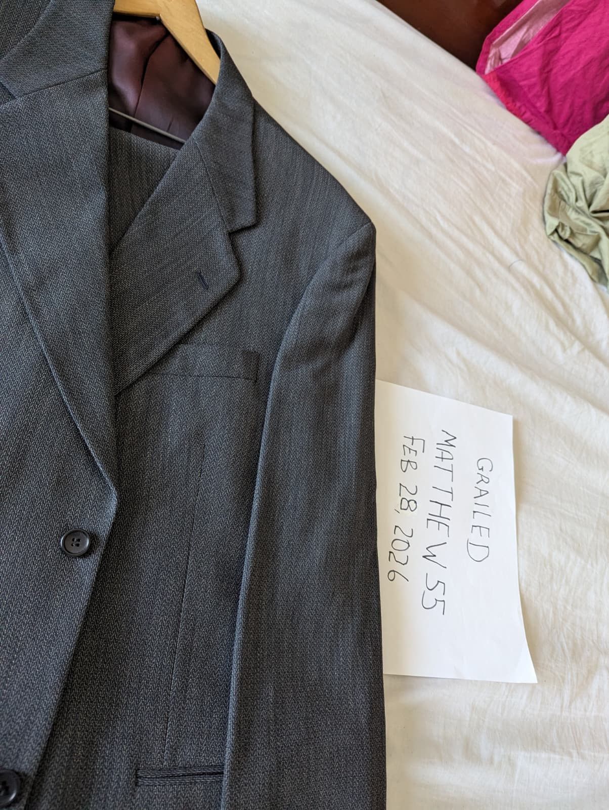 Other Vintage Andrew Fezza Suit Size 44L - 1 Thumbnail