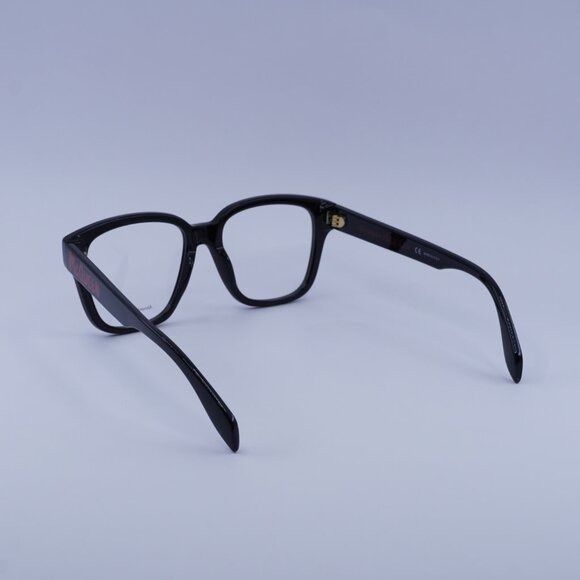 Alexander McQueen AM0333O 002 Eyeglasses Black 52mm Square